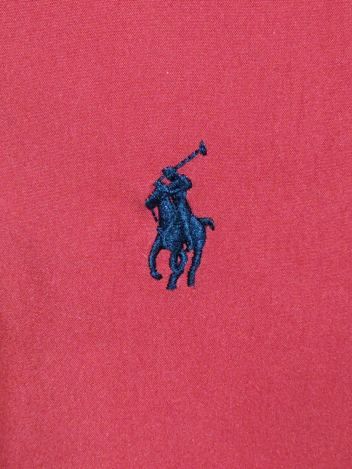 (L) 랄프로렌 폴로 점퍼 빨강 로고 자켓 안감기모  상품이미지4