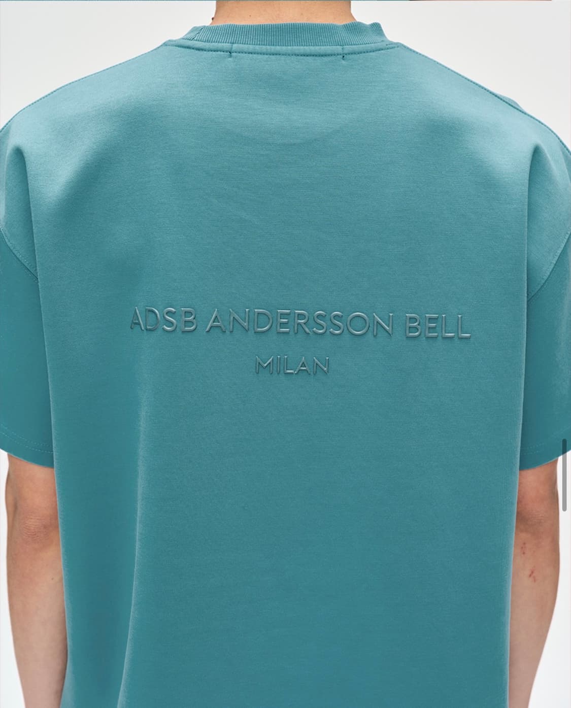 하자없음) 앤더슨벨 스툴 유니섹스 스툴 패치 로고 티셔츠 XL 상품이미지10