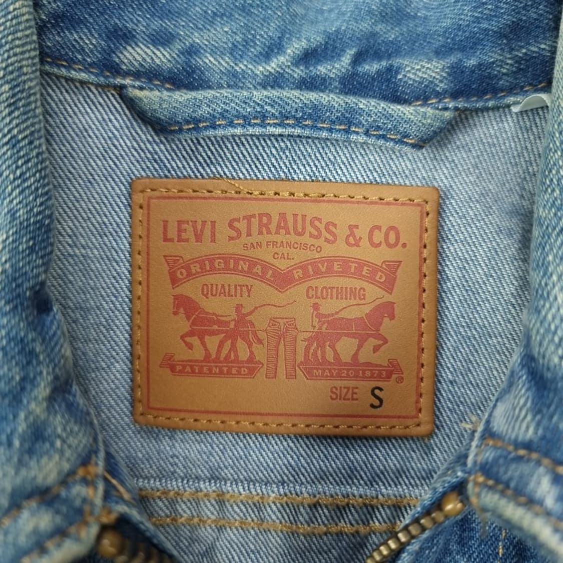 [리바이스] 오렌지탭 집업 트러커 데님 자켓 청자켓 M19882 상품이미지8