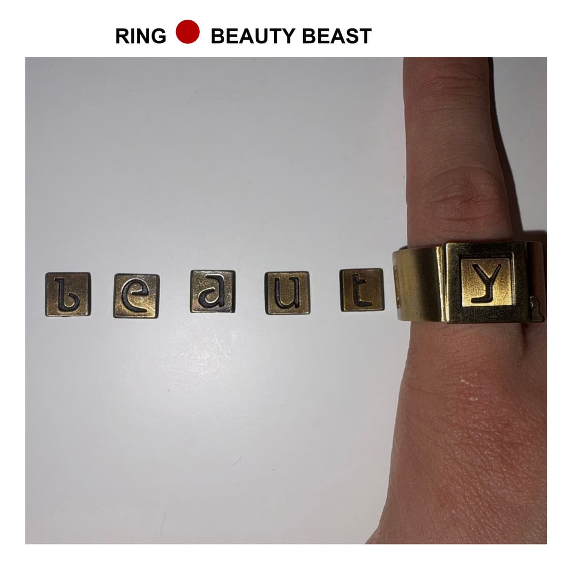 Beauty  Beast  뷰티비스트 커스텀링 상품이미지1