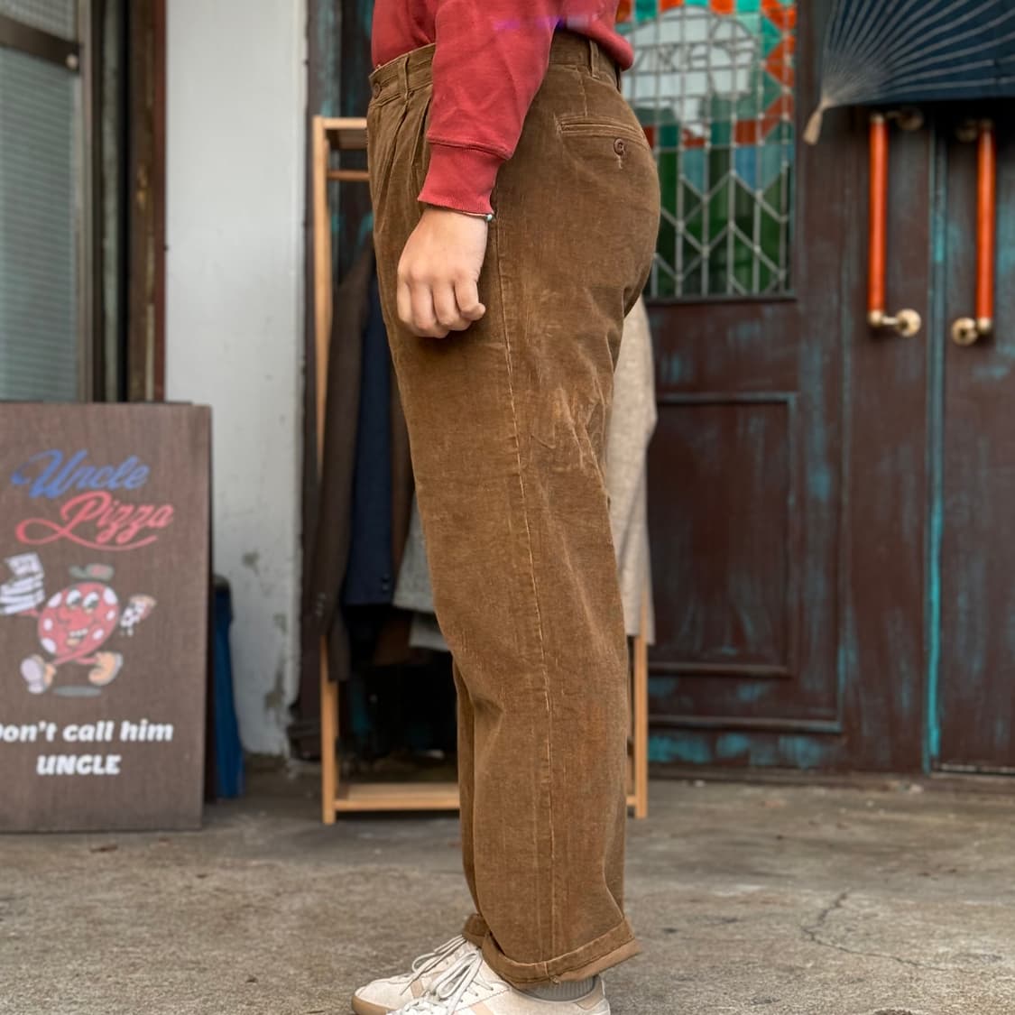 Ajman 투턱 코듀로이 팬츠 32 상품이미지7