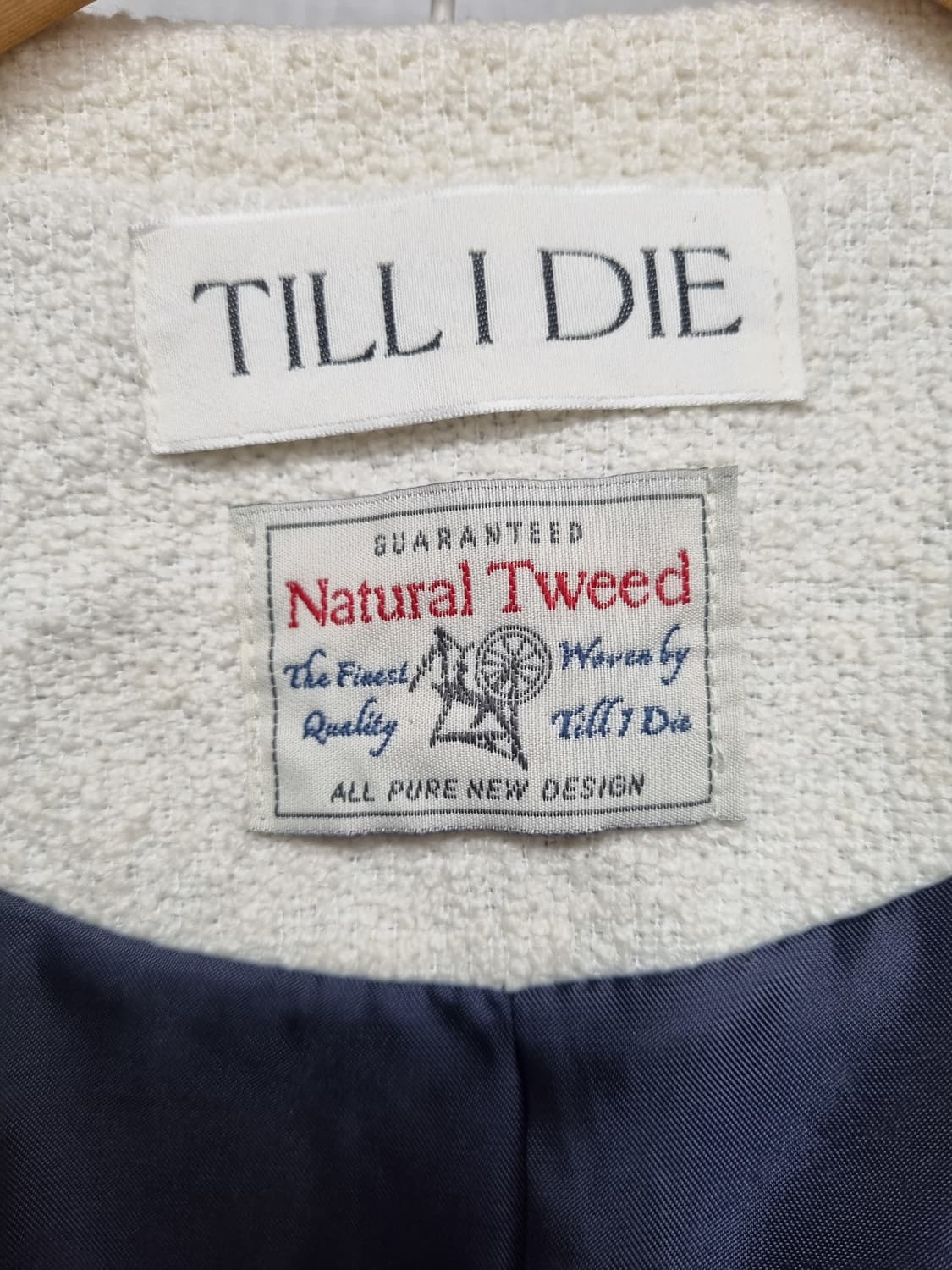 (택포) 틸아이다이  트위드자켓 (네이비) 상품이미지8