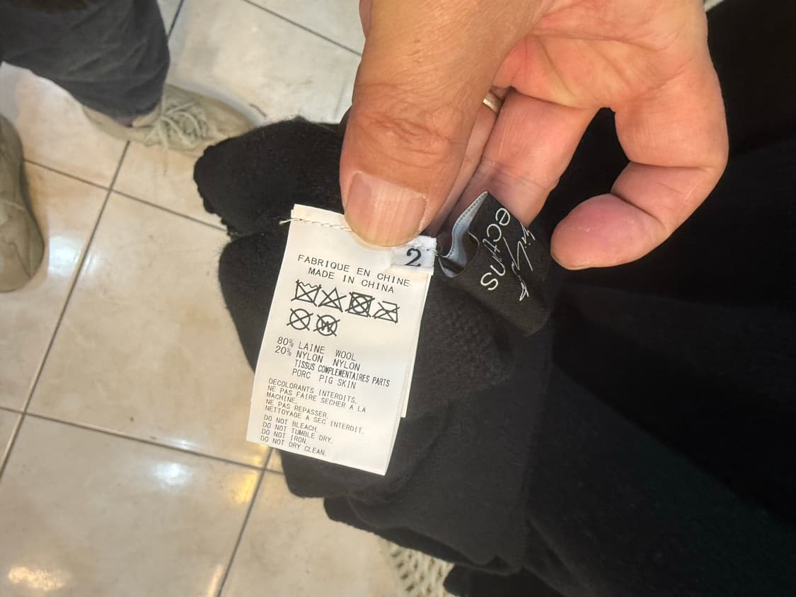 2/66-77 정품 요지야마모토 니트 롱 원피스 팝니다 상품이미지4