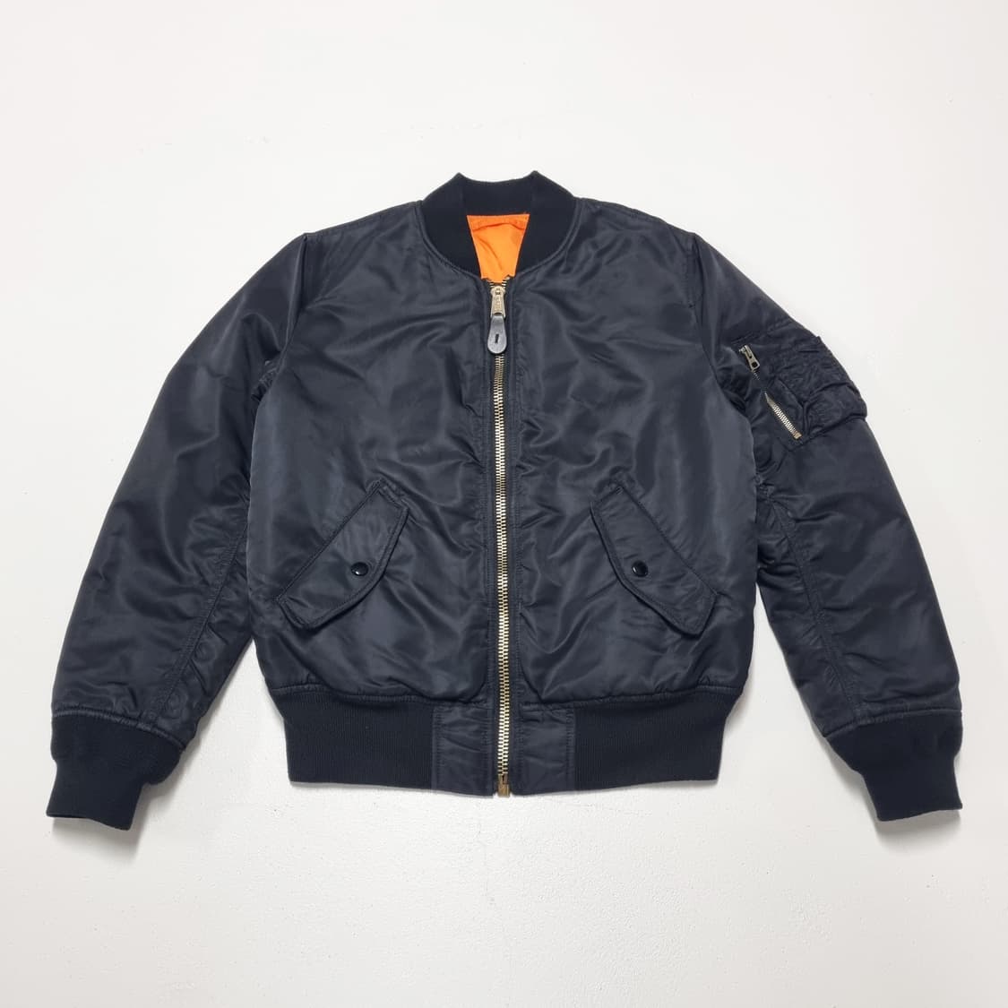 알파인더스트리 MA-1 봄버자켓 블랙 - S 상품이미지1