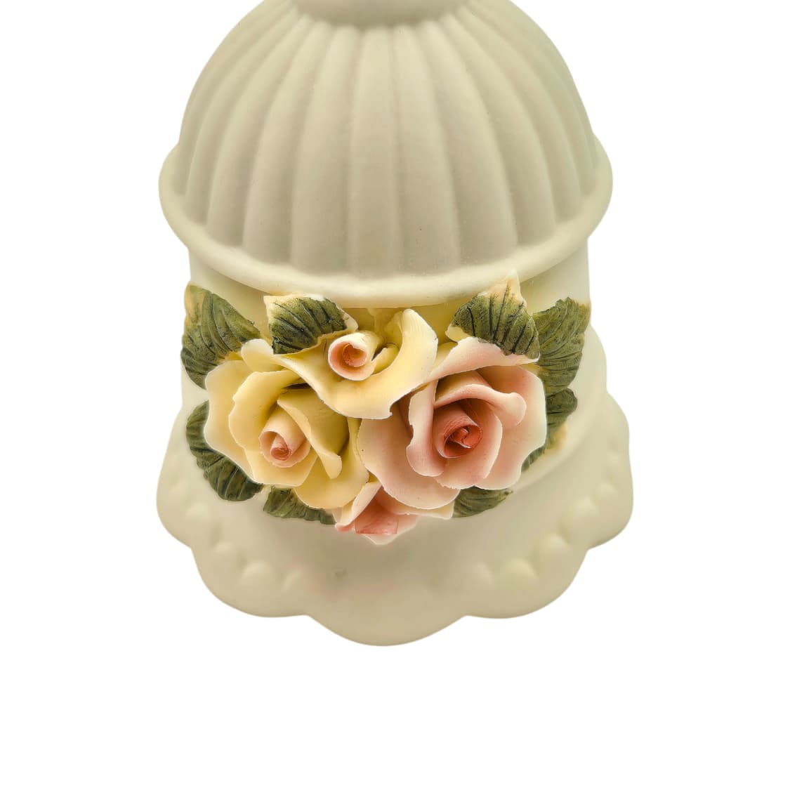 엔틱 핸드 입체 꽃포지 포셀린 탁상&벽걸이 벨 상품이미지8