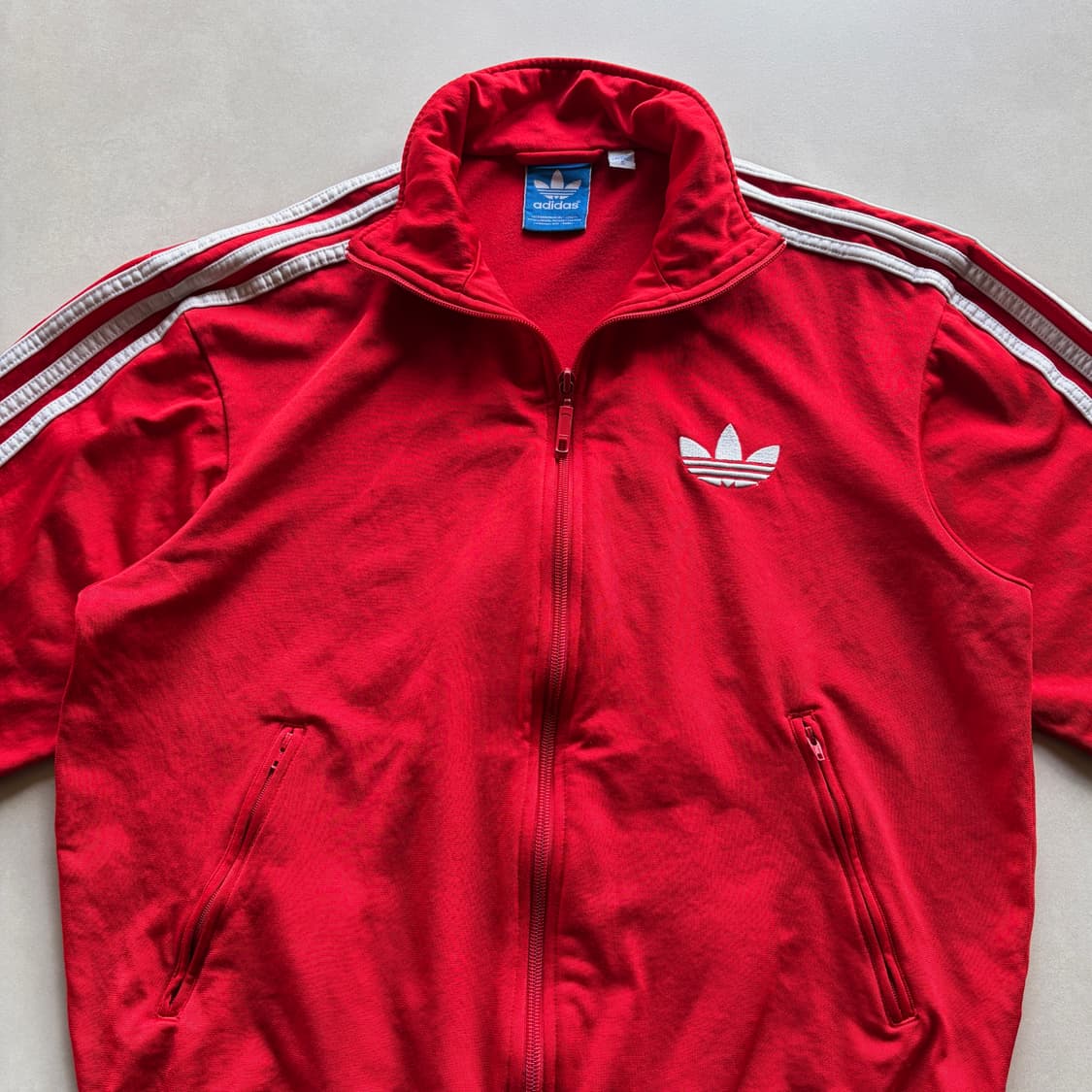 [S]아디다스 구형 파이어버드 레드 트랙탑 져지 상품이미지4