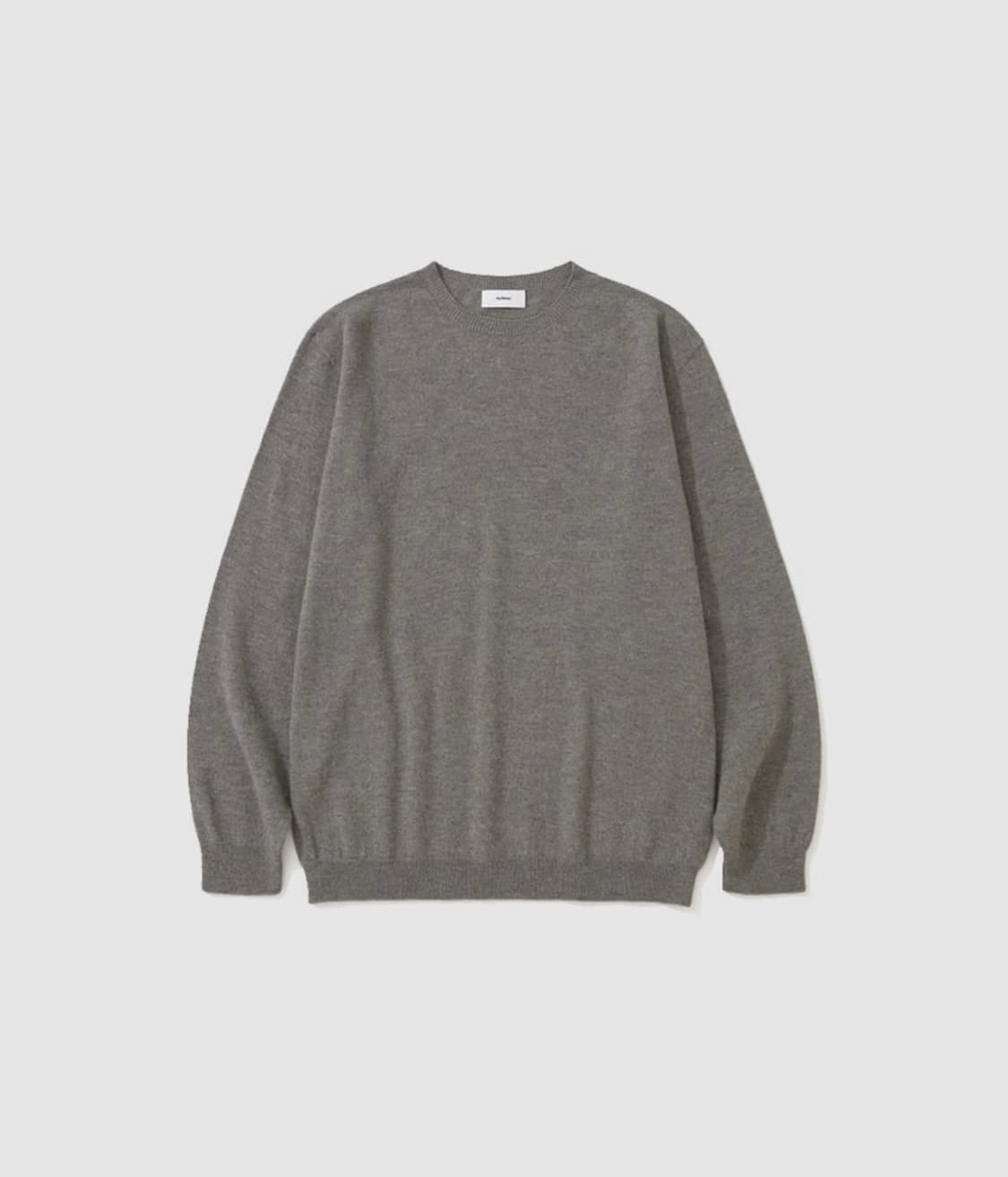 [L] 마이라이브러리 Round Neck Knit Warm Gray 상품이미지1