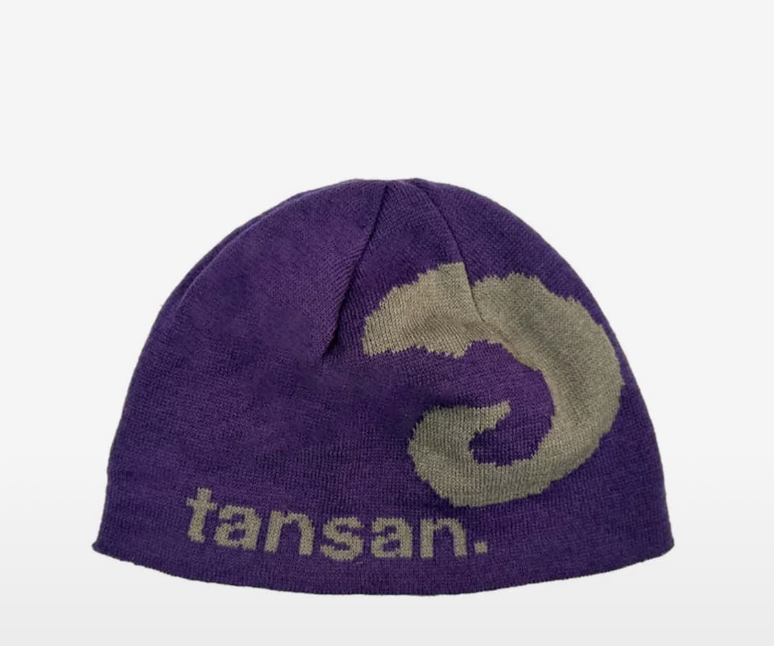 탄산마그네슘 자가드 혼 로고 비니 퍼플 상품이미지1