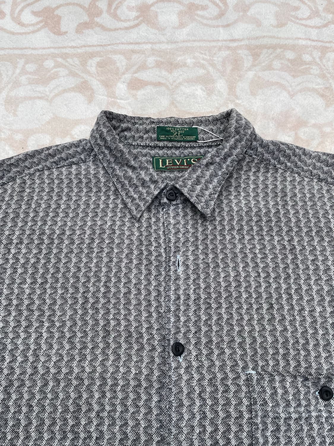  리바이스 실버체크 해링본 셔츠 상품이미지2