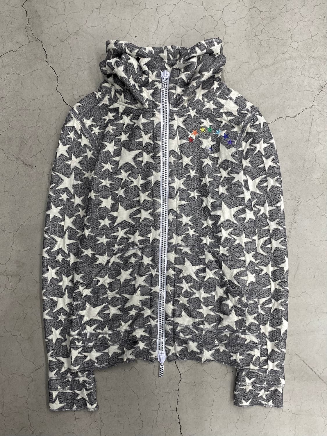 Francist_MOR.K.S. 패턴 후드 집업 상품이미지3