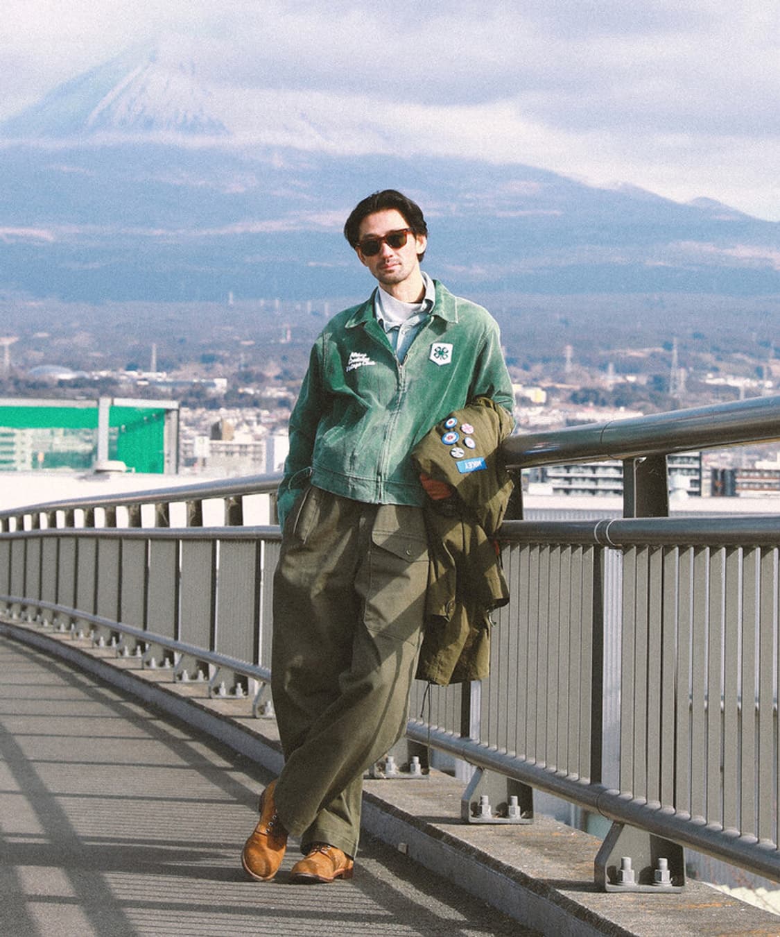[2026 Mt. Fuji] 굿니스 클럽 자켓 선페이드 그린 XL 🍀 상품이미지3