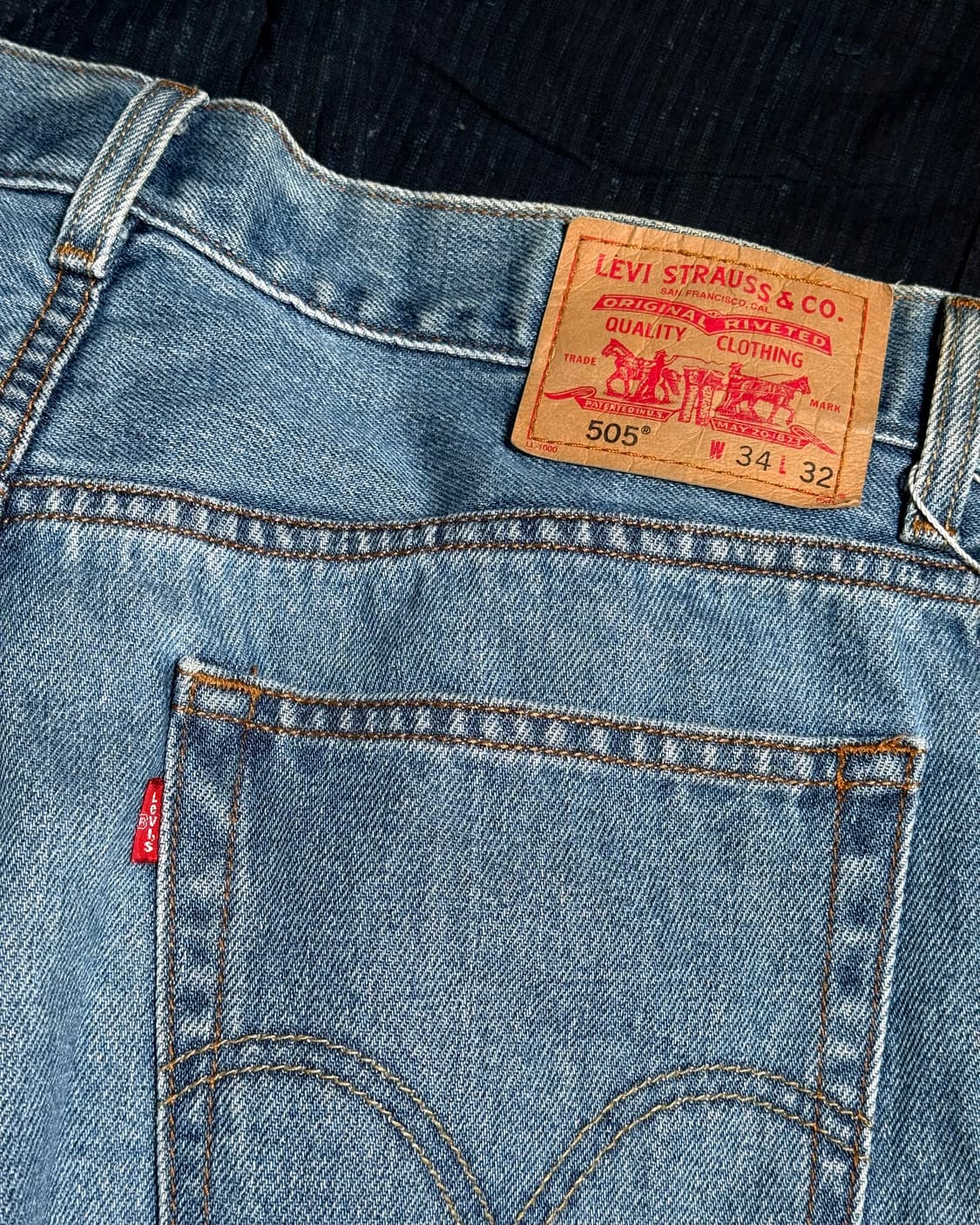 00‘s 리바이스 505 레귤러핏 데님 팬츠 34 상품이미지6