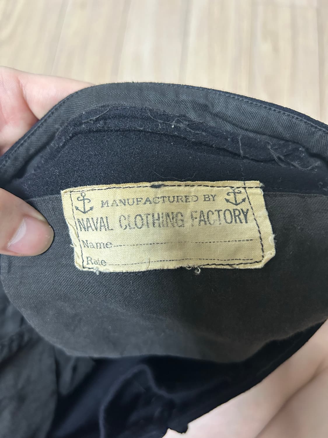 50s 미해군 울100 트라우저 팬츠 상품이미지5