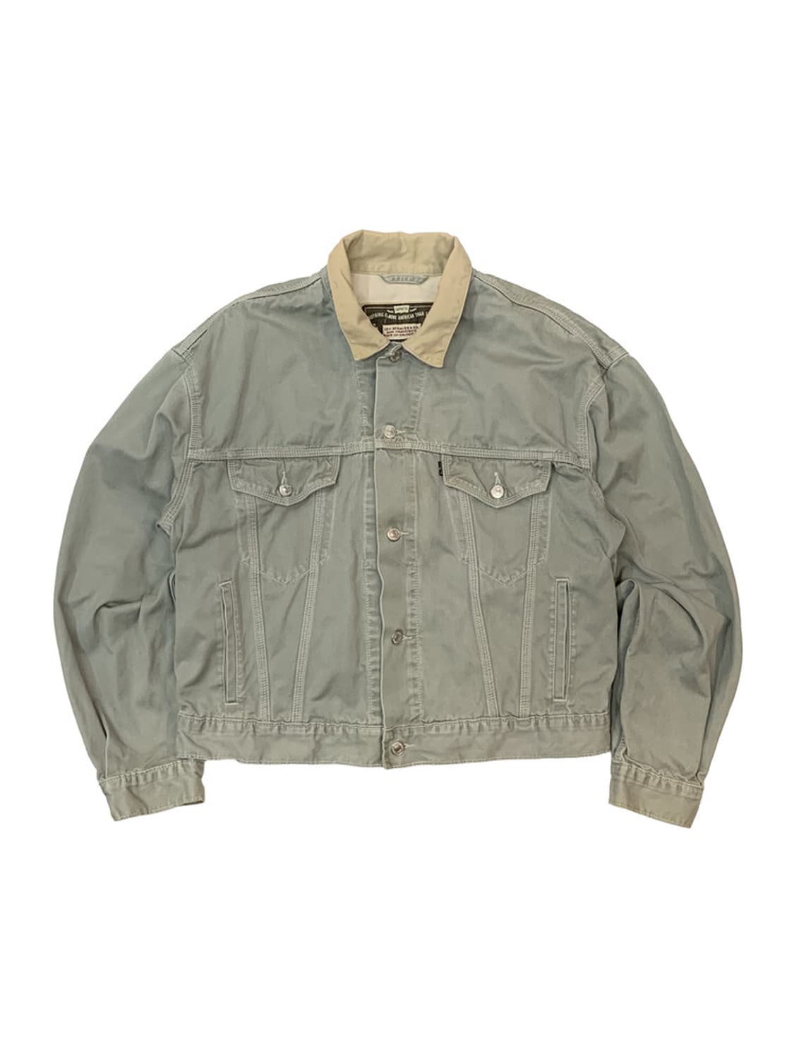 90s 유럽제 리바이스 71168 코튼 트윌 트러커 자켓 상품이미지1