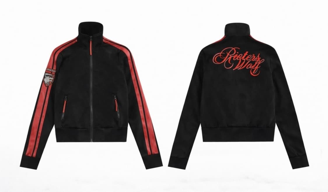 Black Red Wolf Jacket 상품이미지5