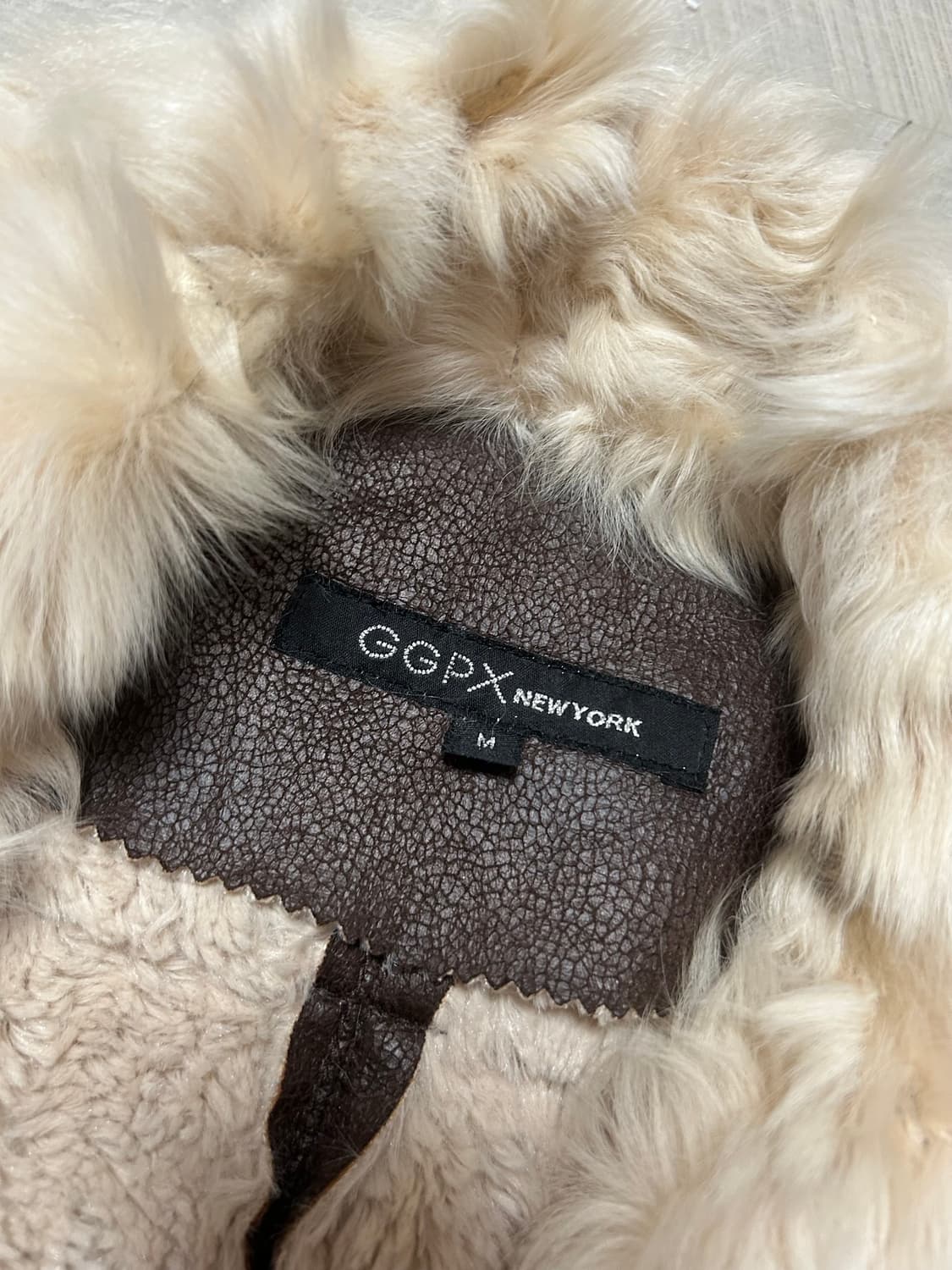 Y2k 빈티지 울프죠 무스탕 상품이미지3