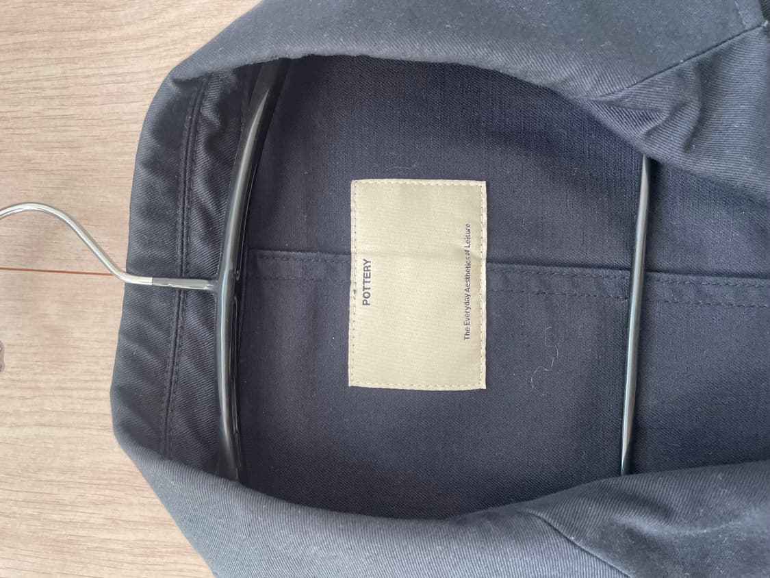 포터리 워시드 스포츠 자켓 팬츠 다크네이비 4사이즈 셋업 상품이미지2