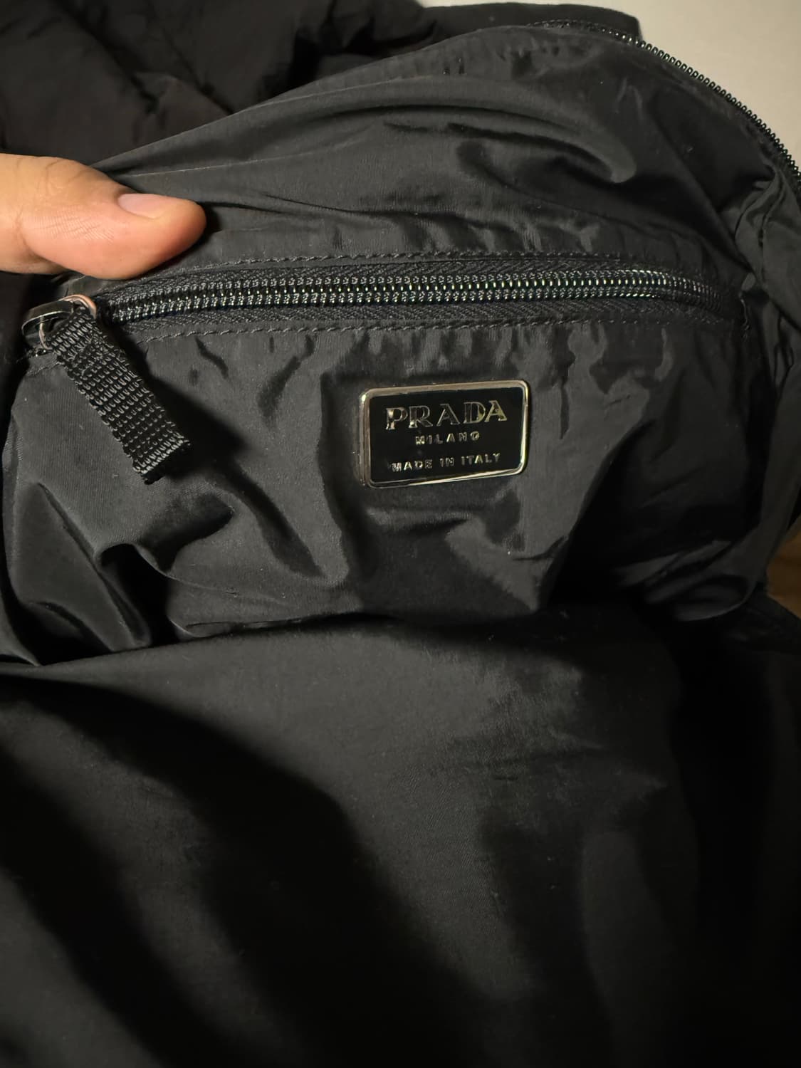 프라다 스포츠 유틸리티 레더 나일론 백팩 상품이미지6