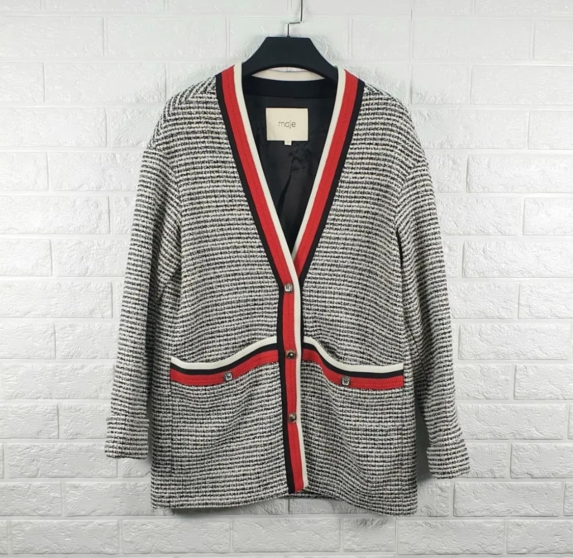 [38]마쥬 비살라 트위드 부클레 가디건 상품이미지3