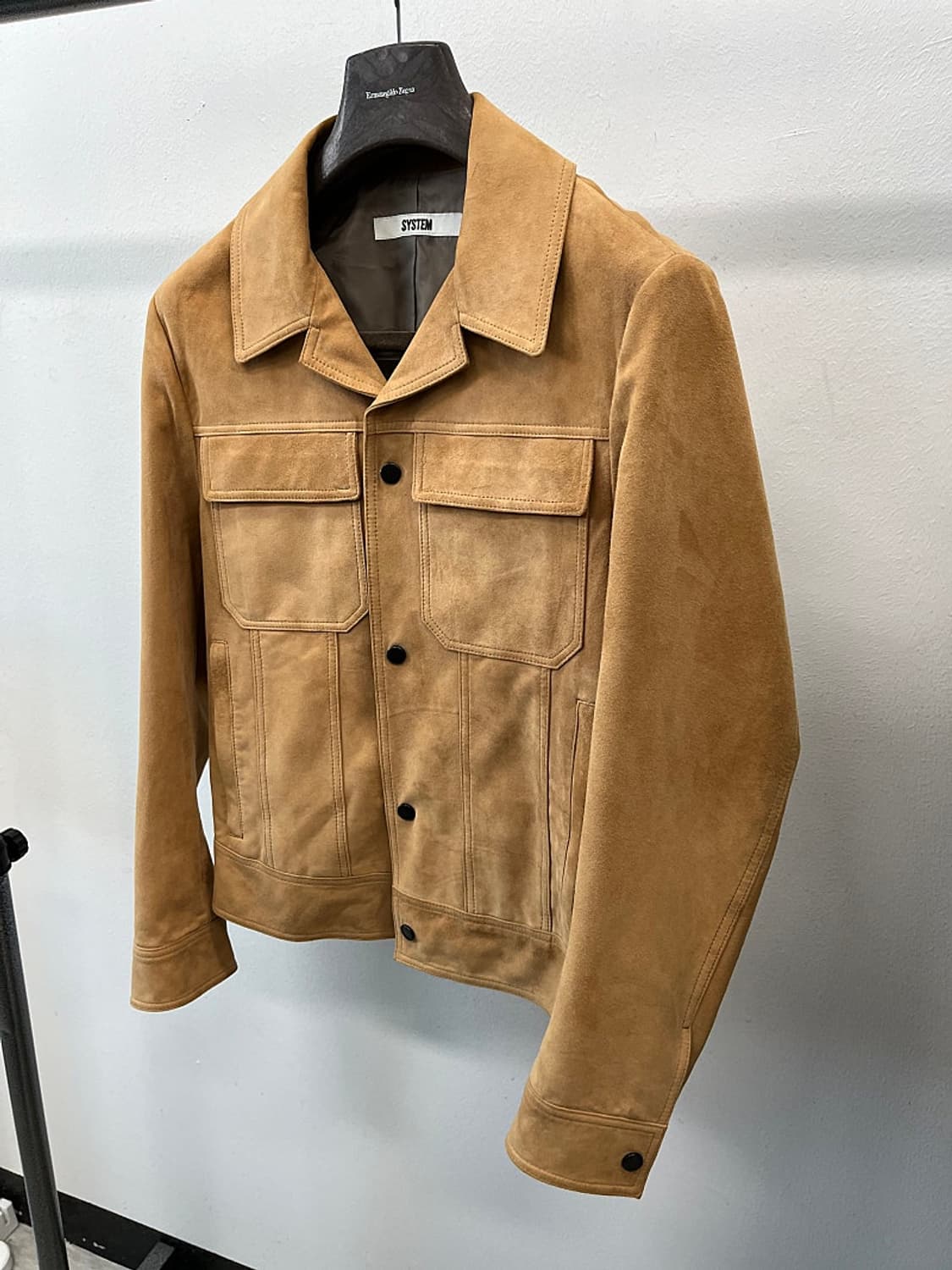 슬림95) 시스템옴므 스웨이드 트러커 상품이미지1