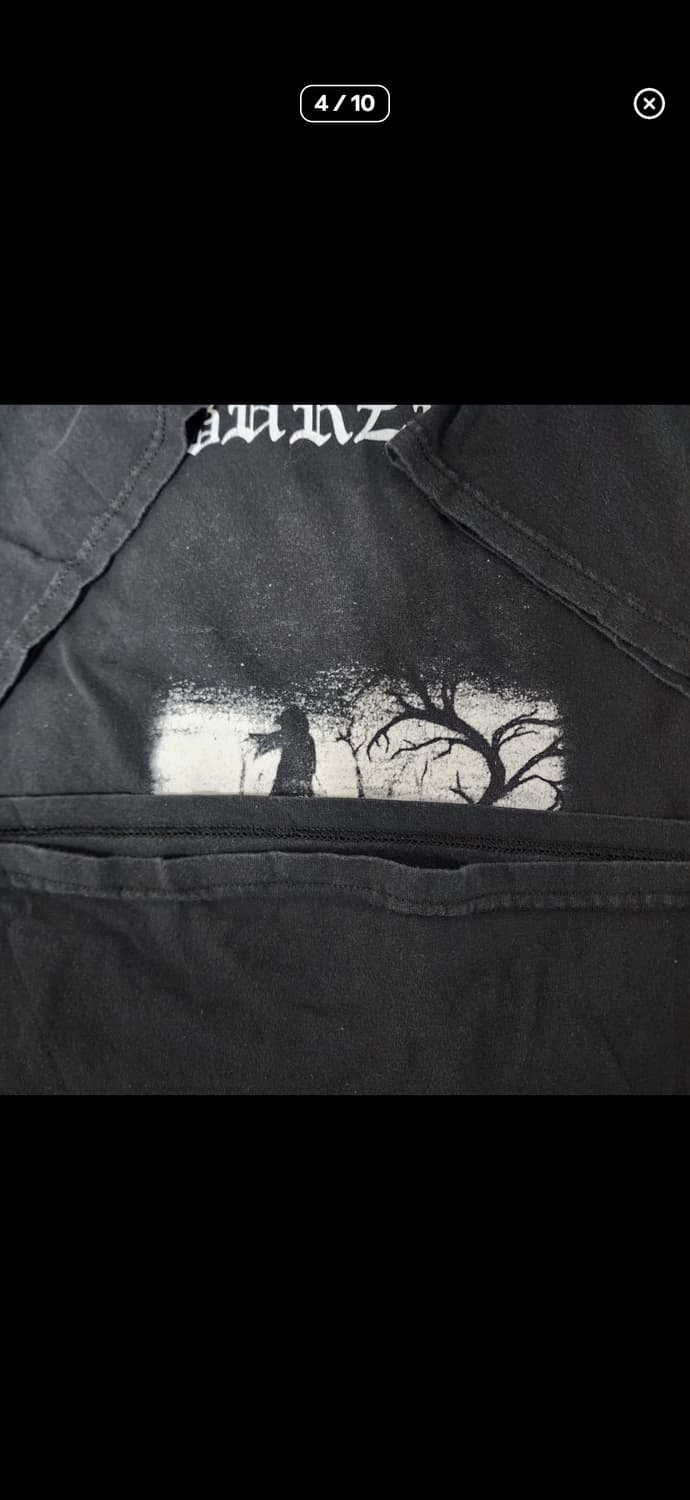 [XL] 10s 버줌 Burzum Aske 빈티지 밴드티 상품이미지4
