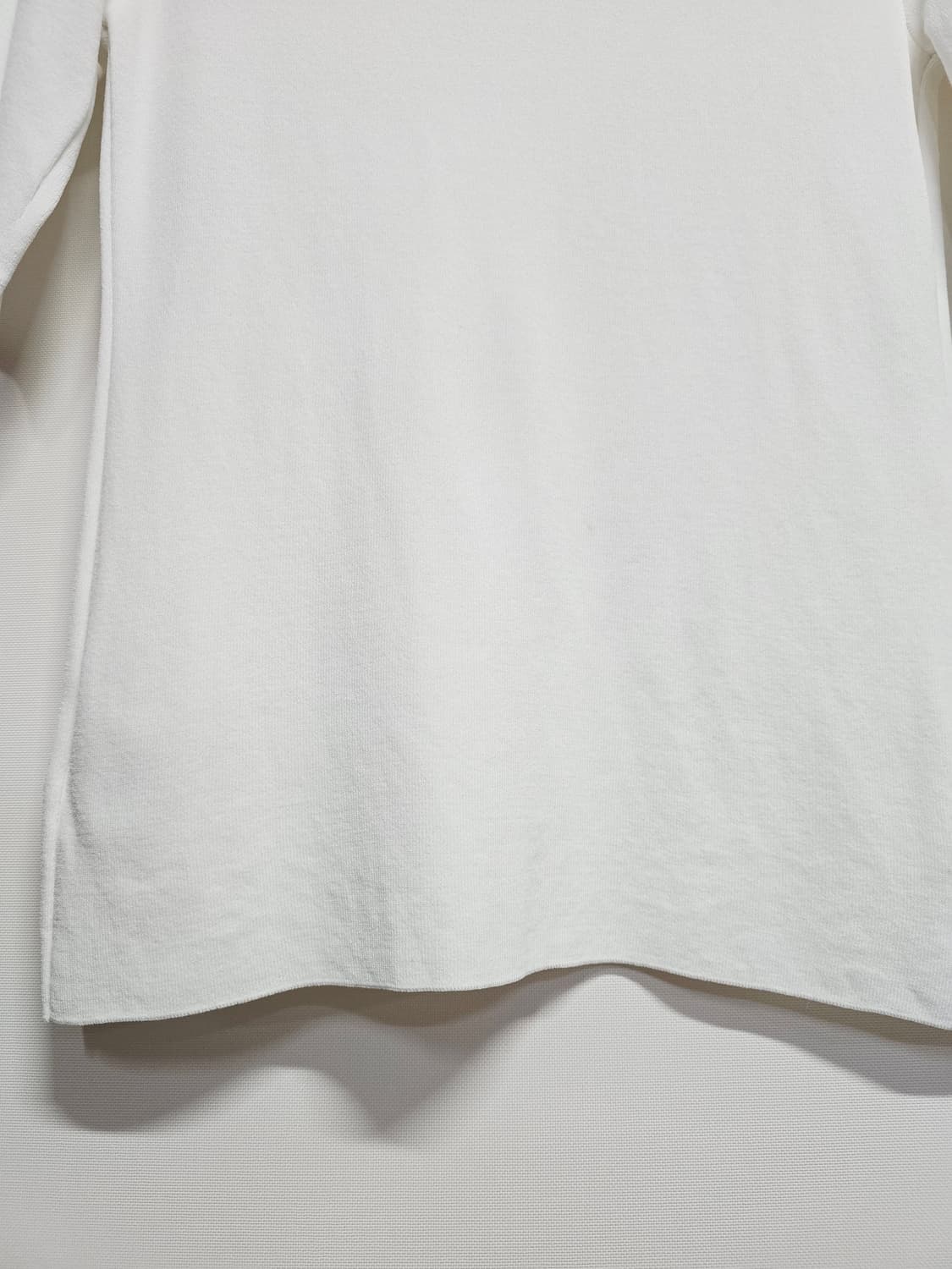 페어라이어 골프 화이트 오픈넥 칠부 니트 상품이미지7