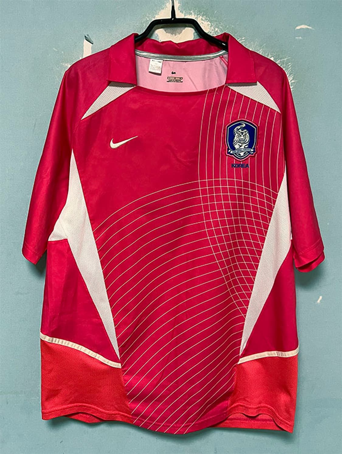 NIKE 나이키 2002 국대유니폼 남자 반팔 축구 L 100 상품이미지1