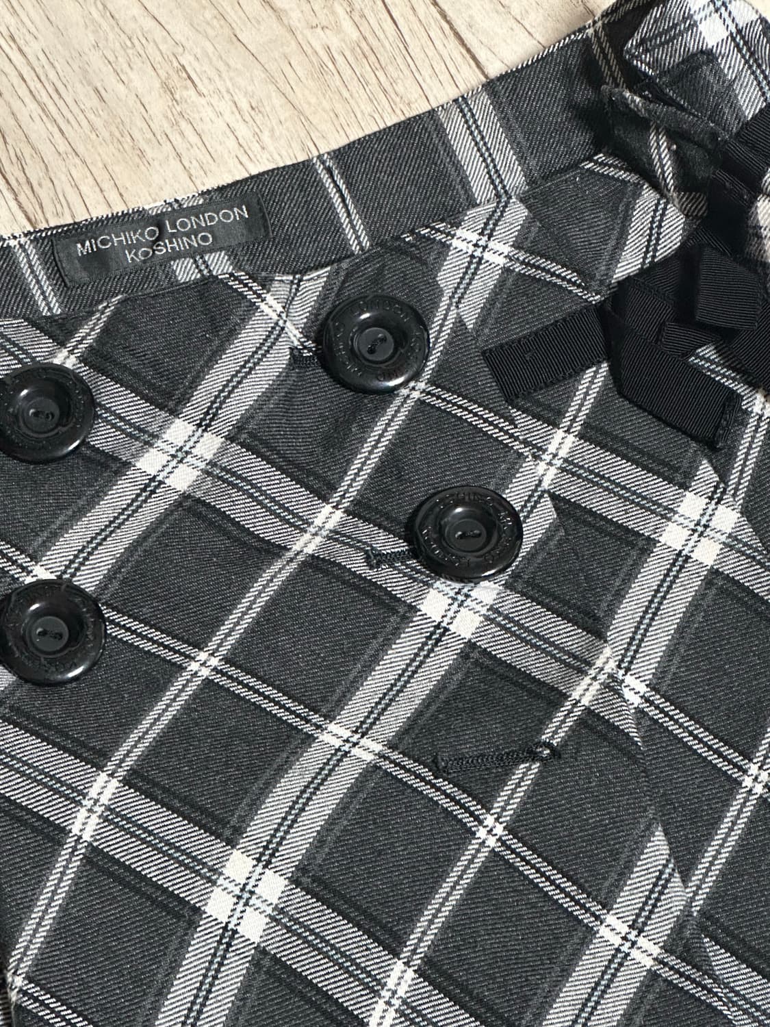 체크 플리츠 스커트 상품이미지2