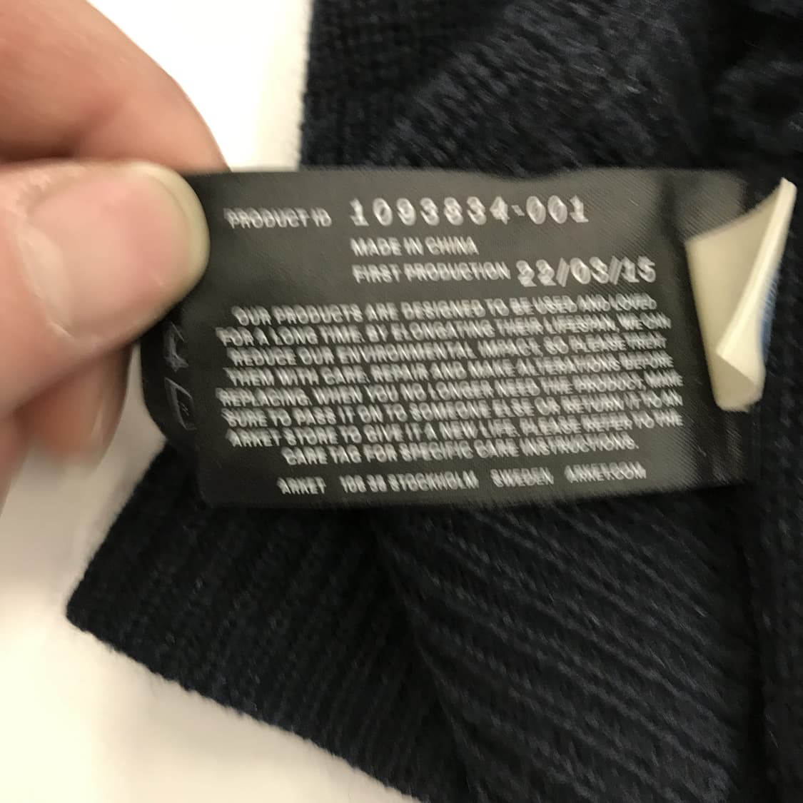 ARKET 아르켓 울코튼니트 [S] 상품이미지5