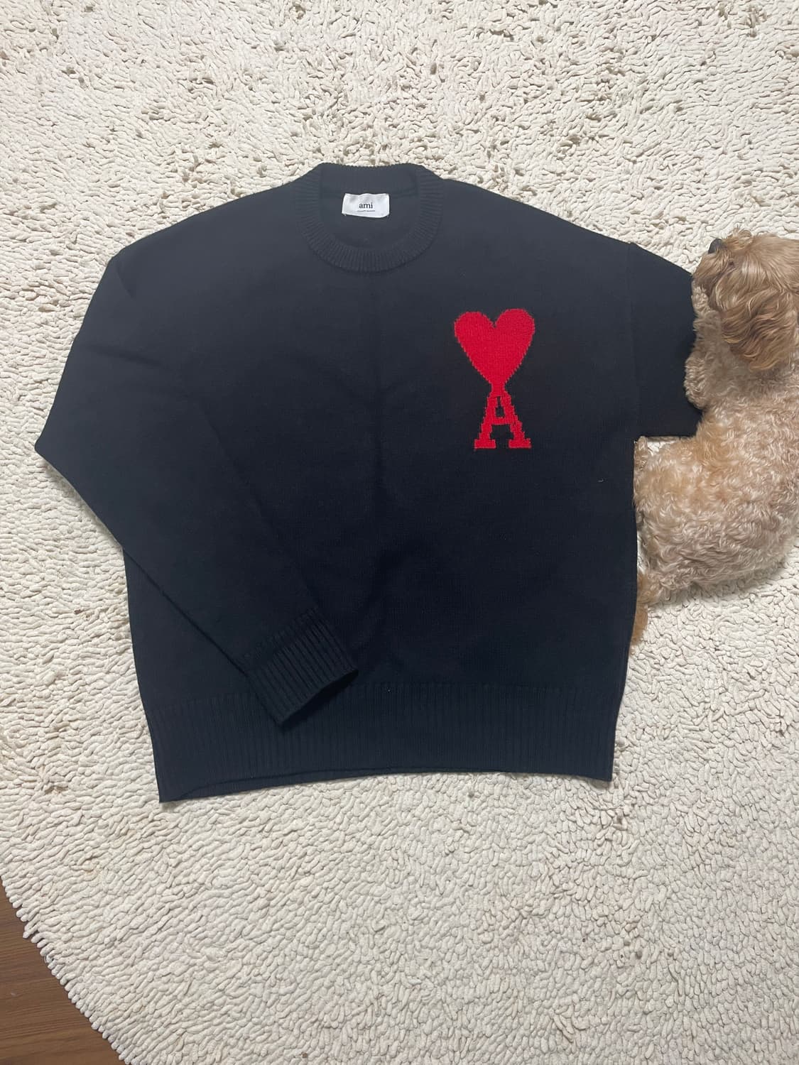 아미 빅하트 로고 니트 A급 급처🔥 상품이미지1