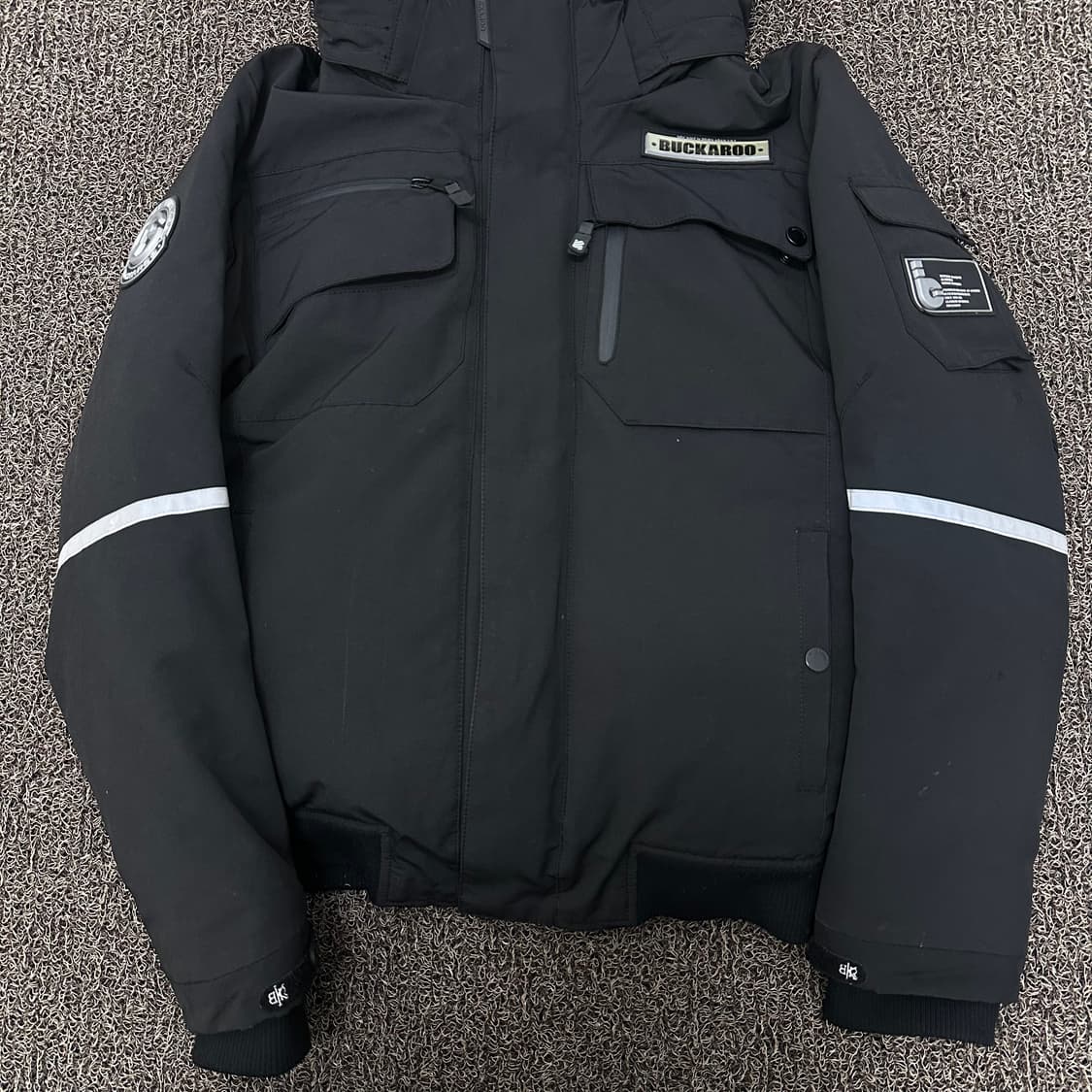 BUCKAROO 버커루 덕다운 후드 패딩 점퍼 L 상품이미지4