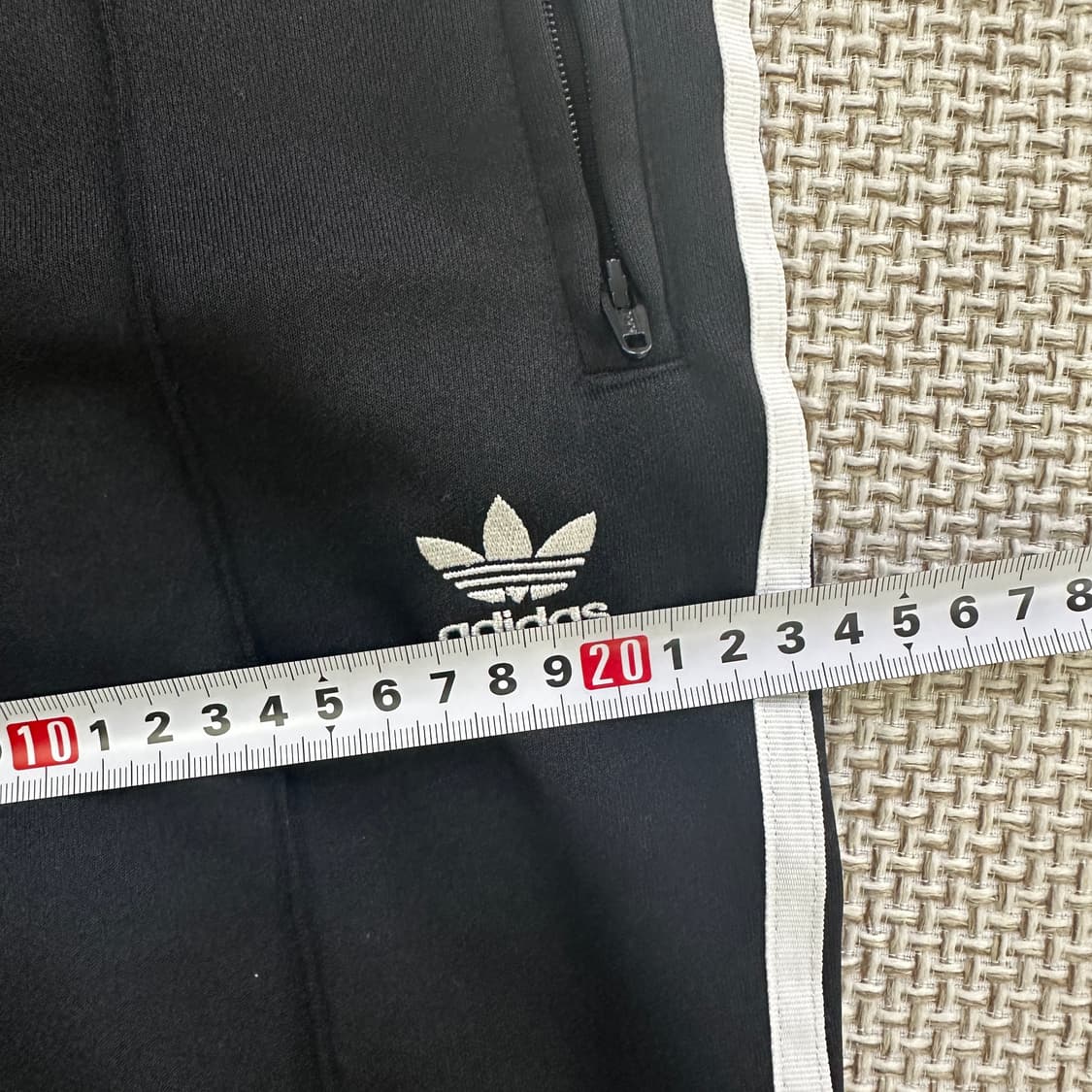 XS 아디다스 발목지퍼 슬림 바지 0429D 상품이미지6