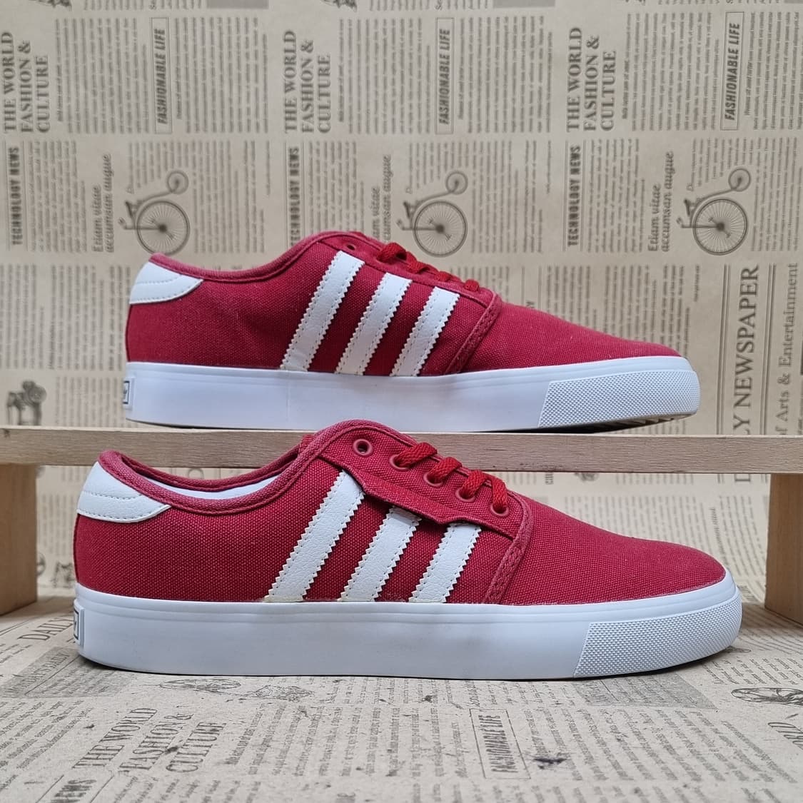 반스 어센틱 레드 스니커즈235 상품이미지1