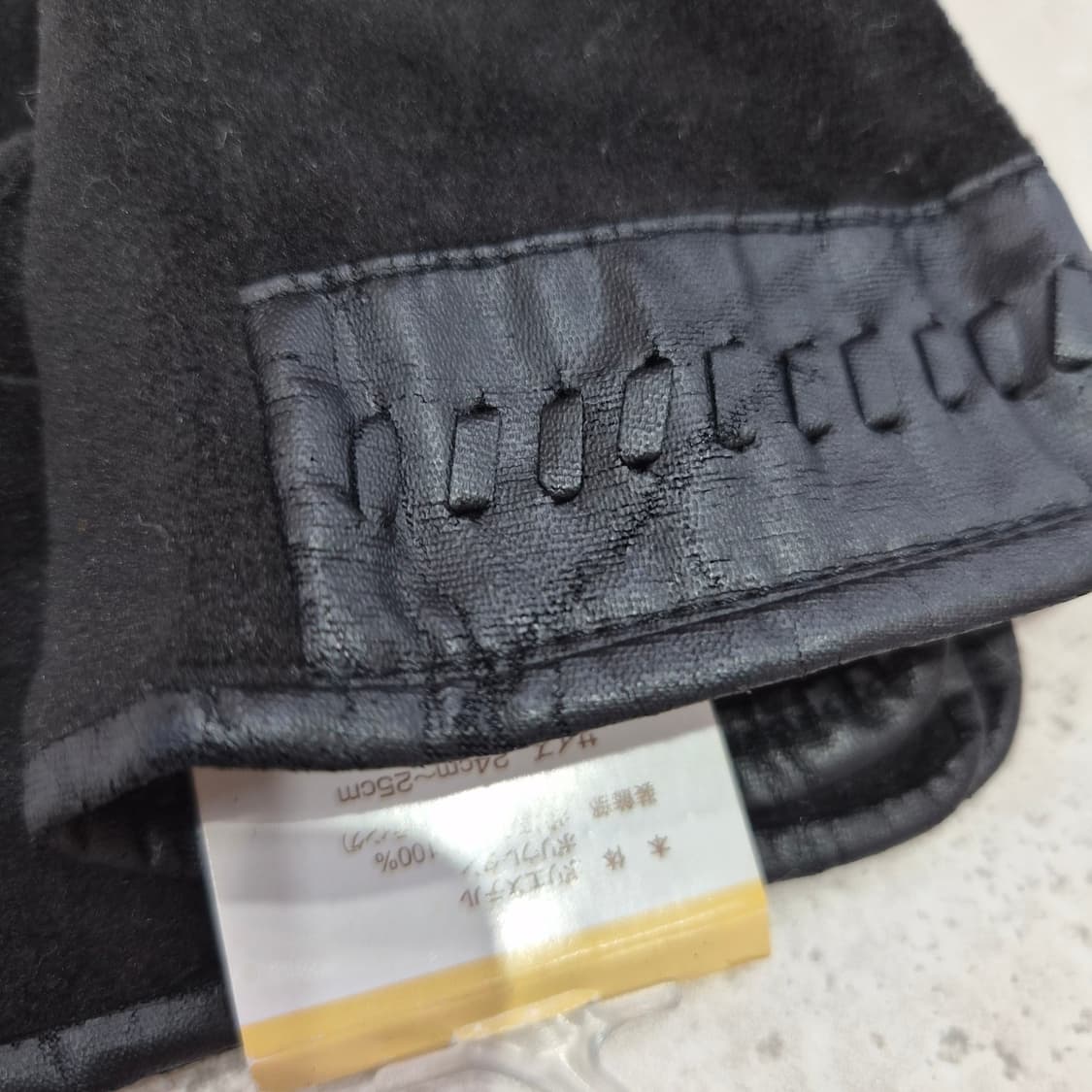 일본제 클래식 심플 블랙 여성 겨울장갑 상품이미지4