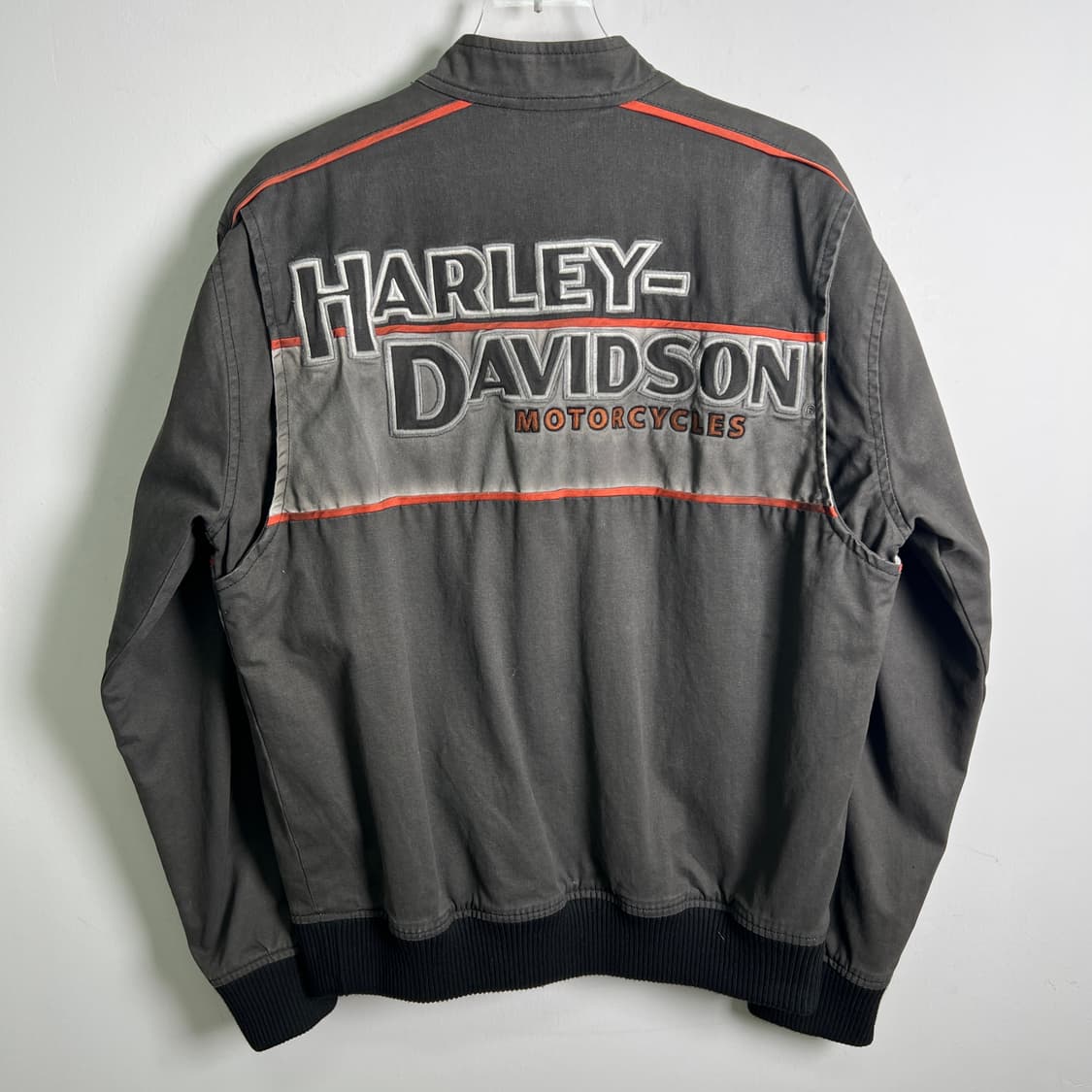 00's 할리데이비슨 코튼 레이싱 자켓 S 상품이미지6