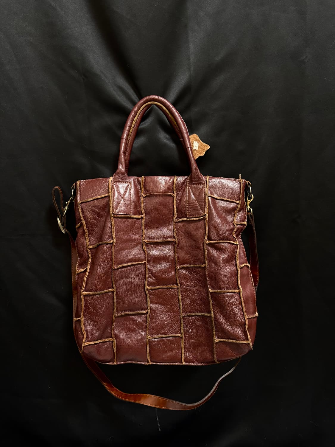 “Unknown” Burgundy Grunge Mood Bag 상품이미지5