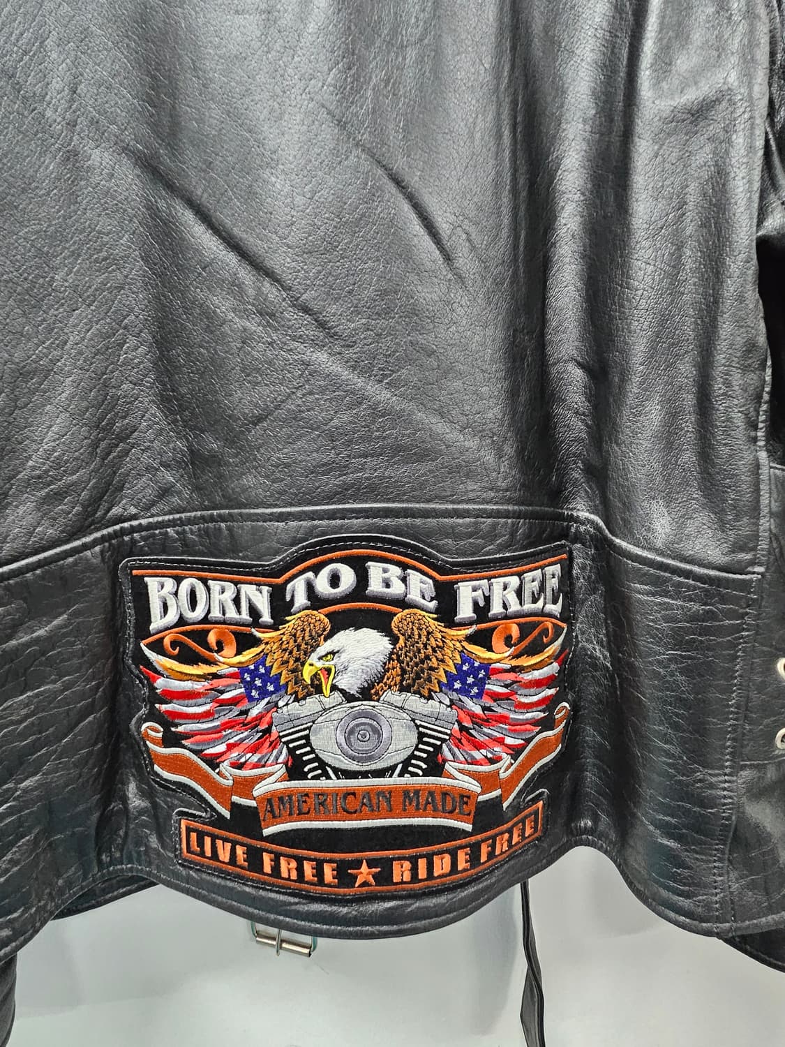 USA 빈티지 소가죽 라이더 자켓 상품이미지3