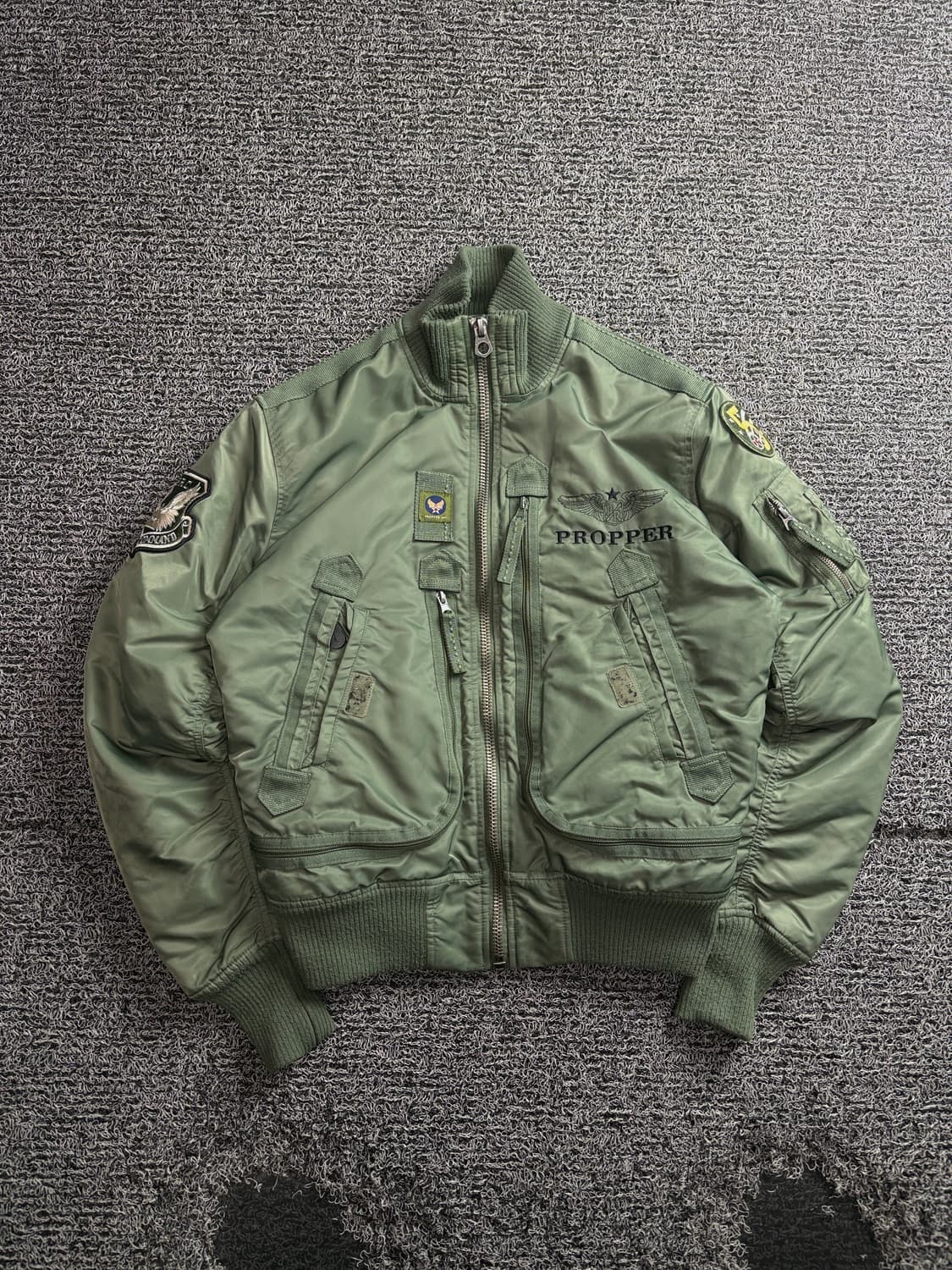 프로퍼 US 에어포스 밀리터리 ma-1 항공 점퍼 3614 상품이미지2