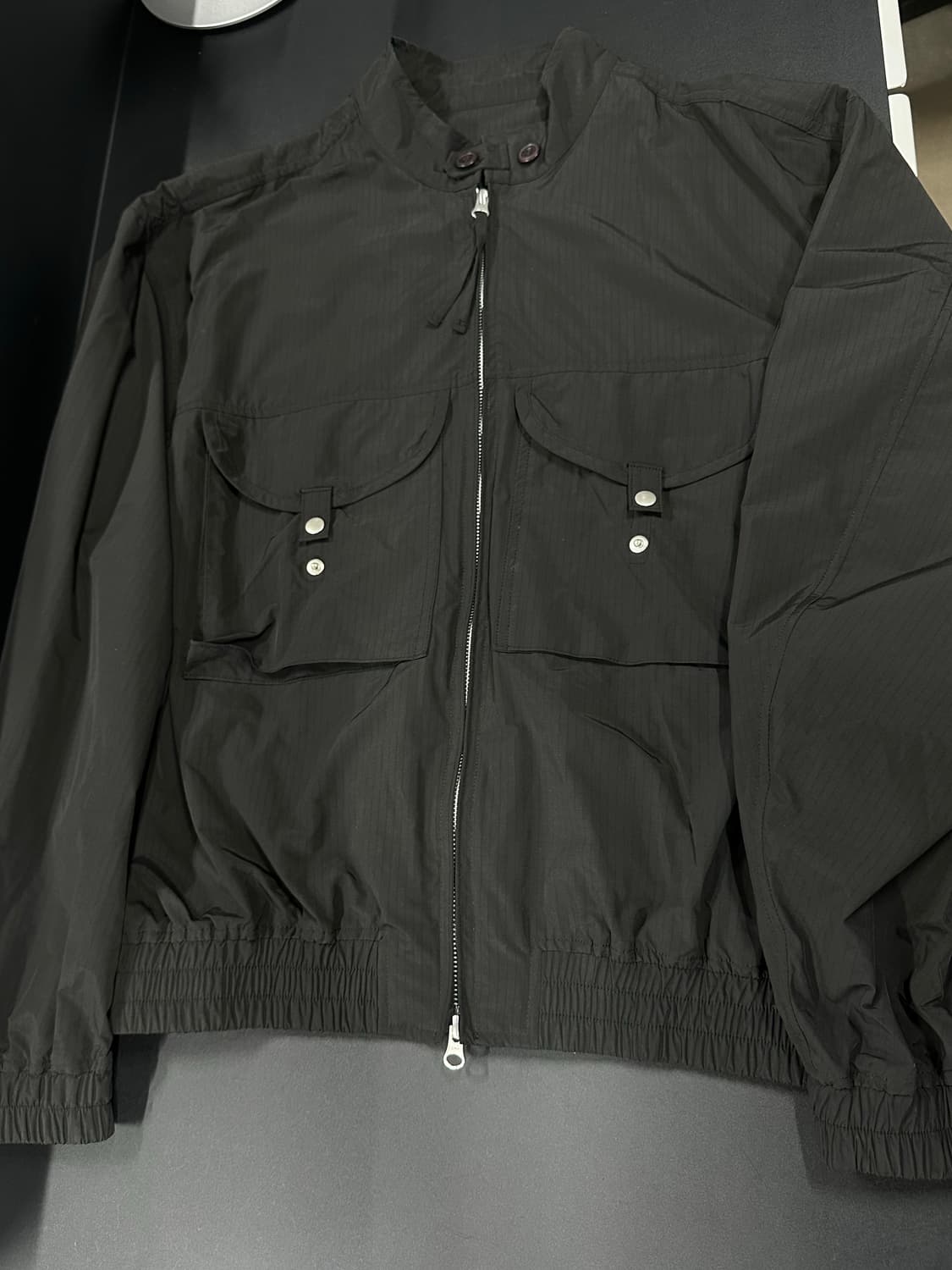 빈티지 나일론 투웨이 넥버클 워크자켓 상품이미지4