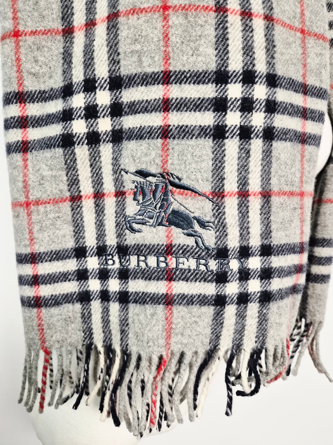 버버리 그레이 노바체크 머플러 목도리 블랭킷 상품이미지7
