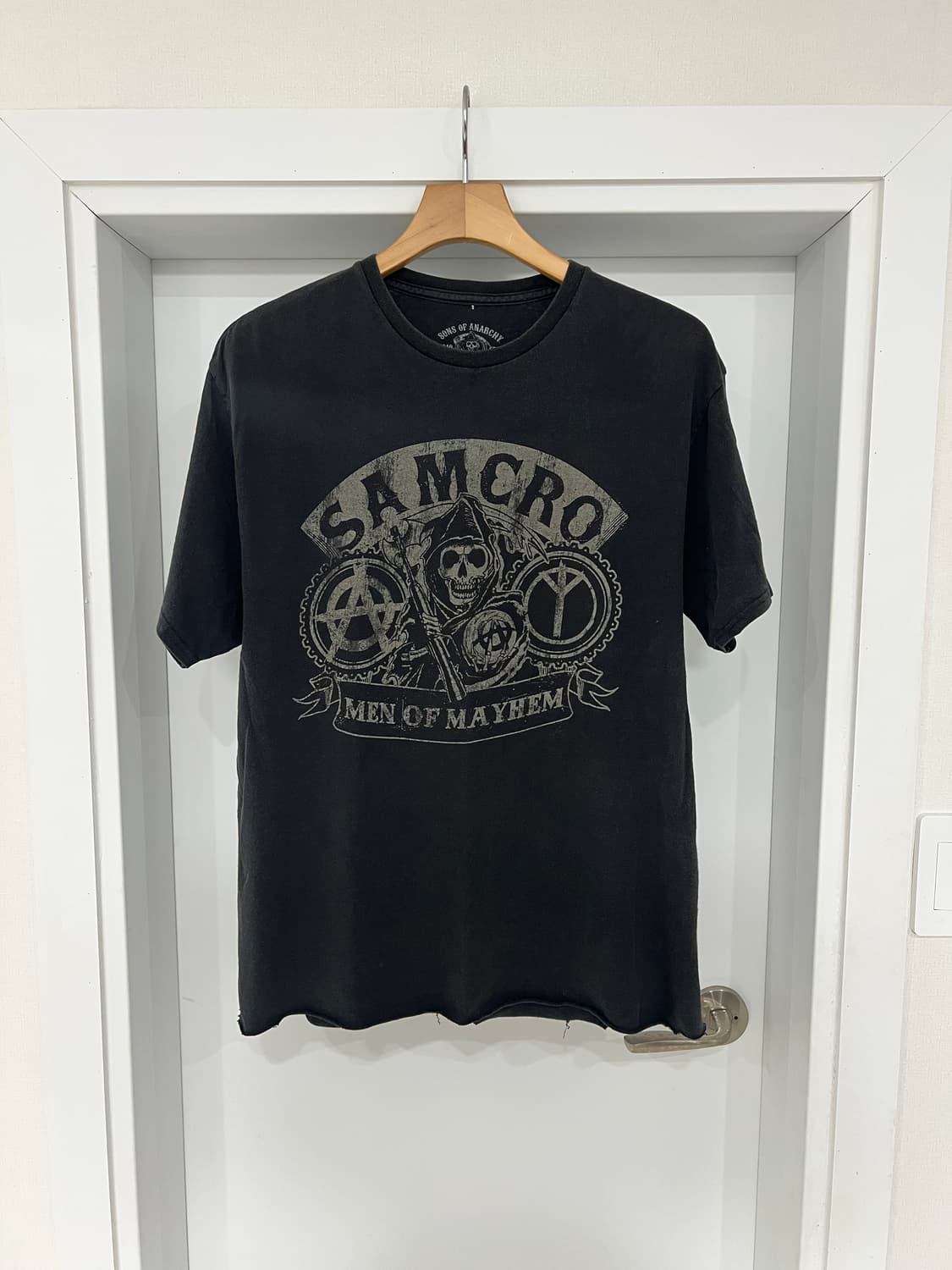 썬즈 오브 아나키 SAMCRO Men of Mayhem 빈티지 티셔츠 상품이미지2