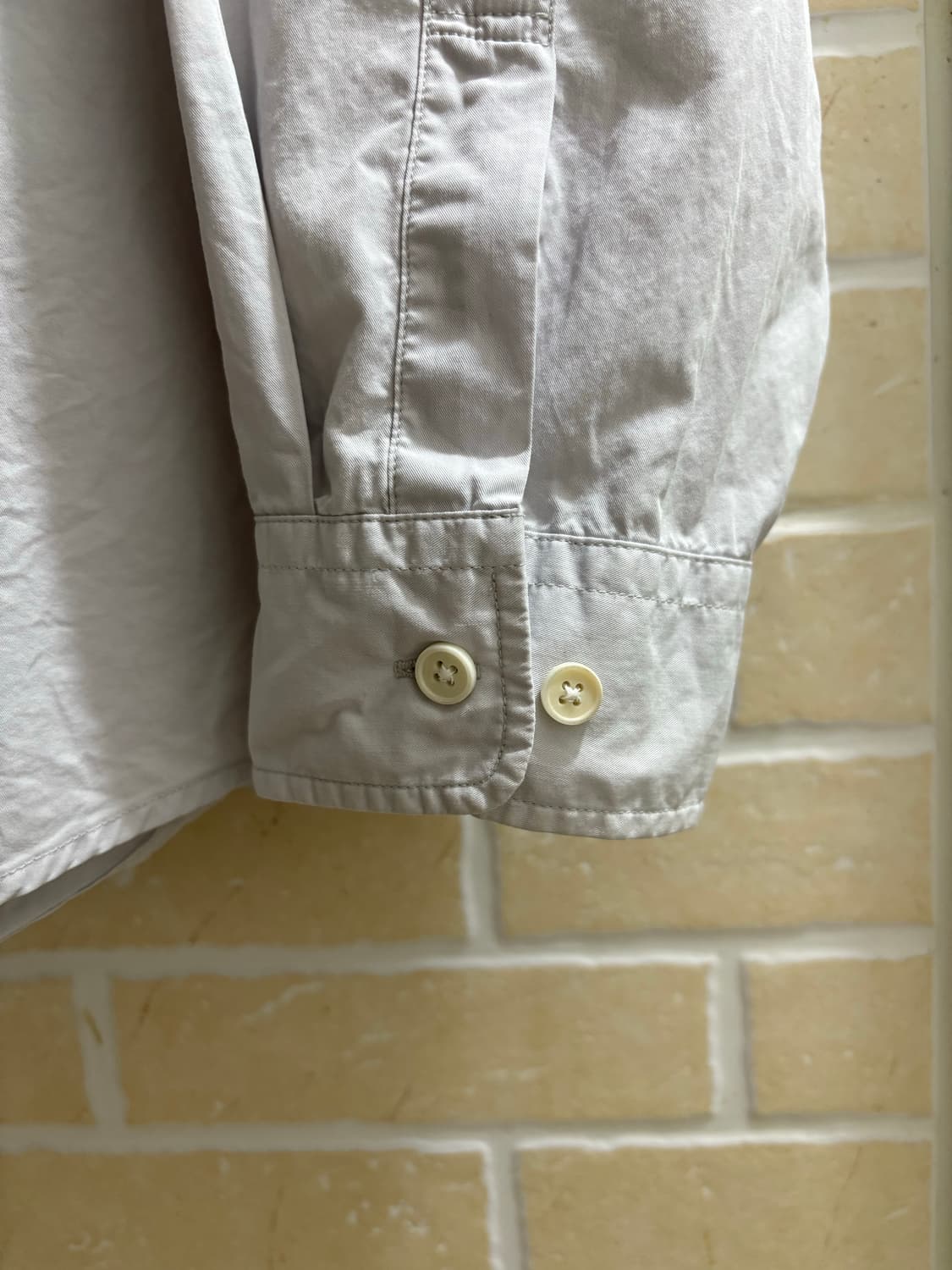 어나더오피스 가먼트 볼드 셔츠 도브 컬러 3사이즈 상품이미지6