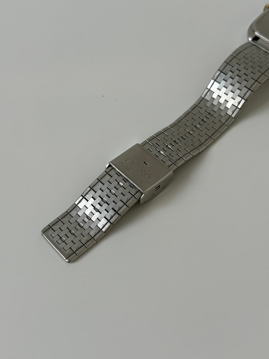 1980s Black Dial Combi Square Quartz 상품이미지8