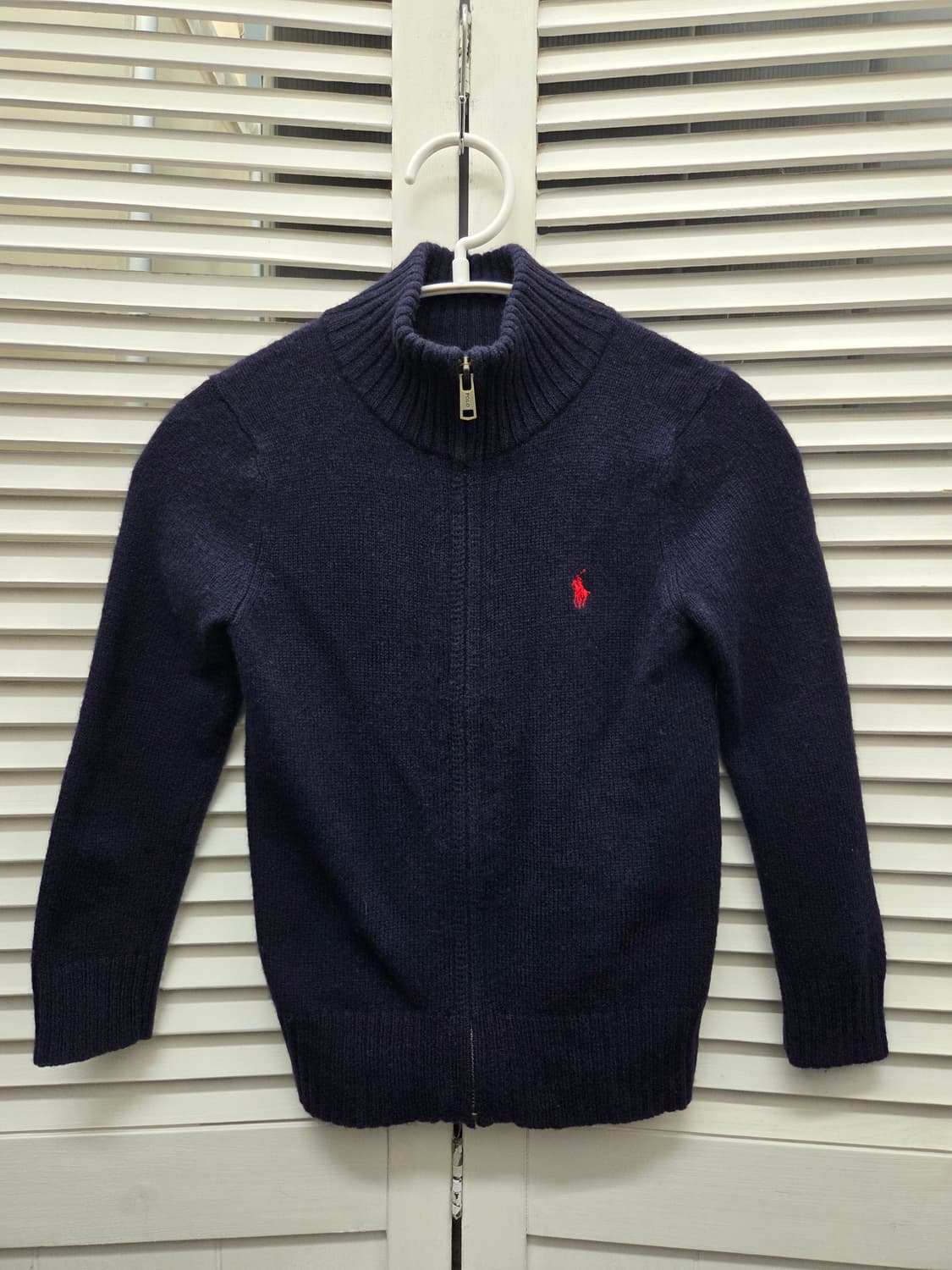폴로 랄프로렌 키즈 램스울 집업 니트 상품이미지1