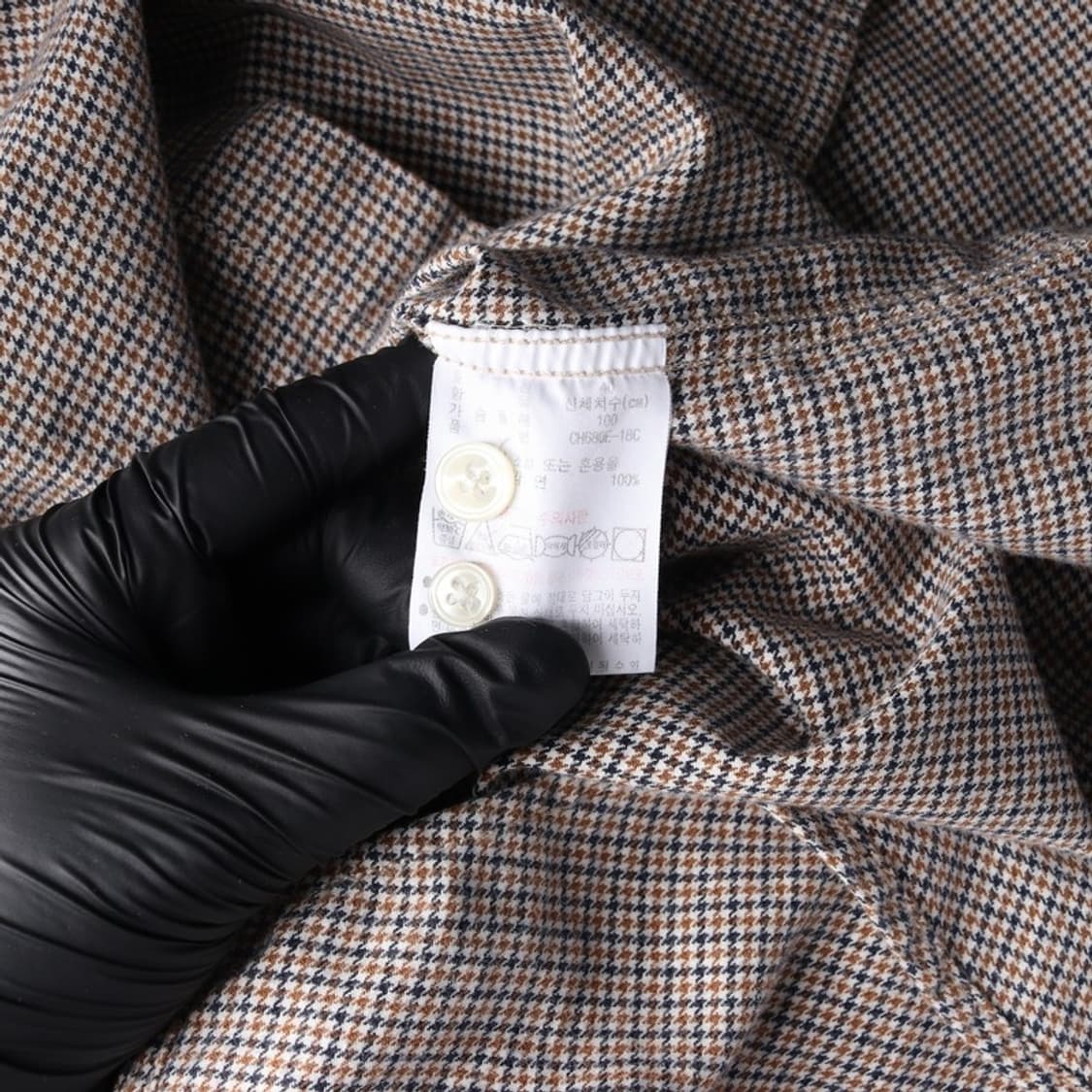 라코스테 슬림핏 하운드투스 체크 셔츠 L 상품이미지6