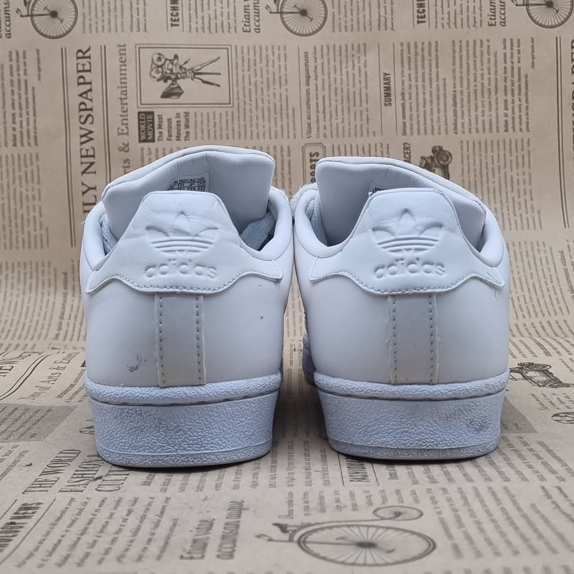 아디다스 슈퍼스타 올 화이트 스니커즈225 상품이미지4