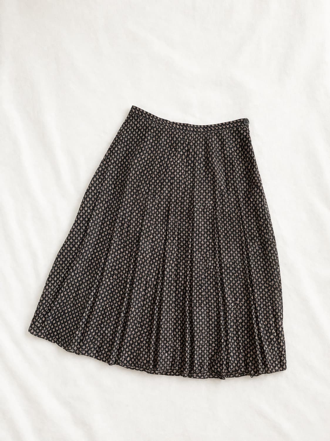 INDIVI 빈티지 글리터 플리츠 미디 스커트  상품이미지1