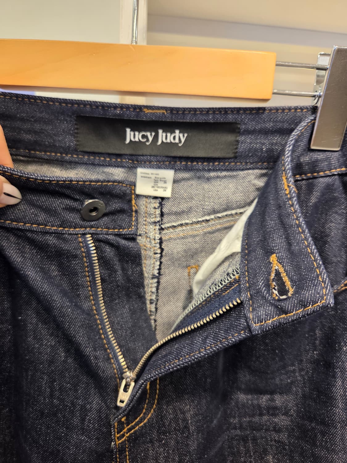 쥬시쥬디 인디고 진 청바지 상품이미지4