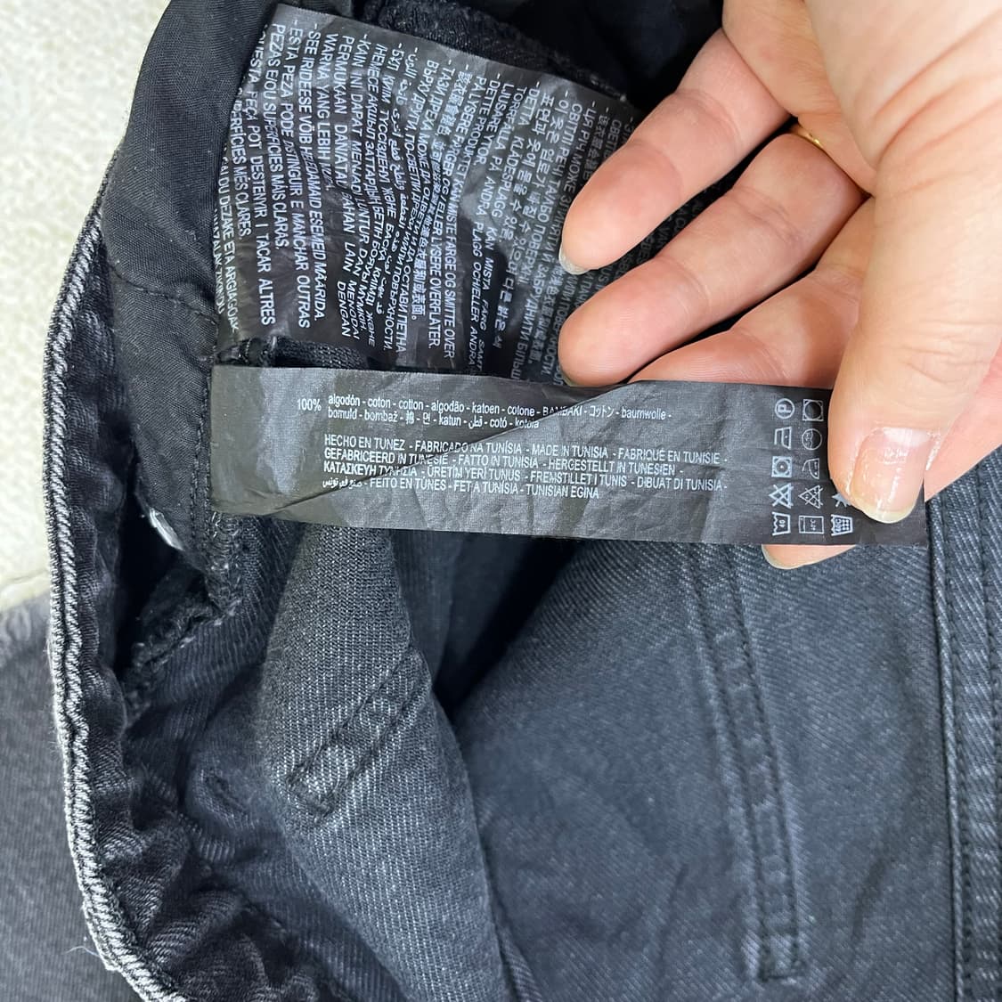 36 자라 여성 와이드 데님 0406M 상품이미지3