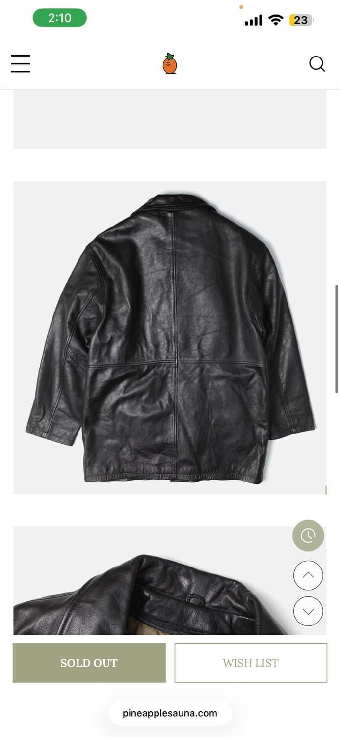 1990's M.Julian by Wilsons Leather Car C 상품이미지3